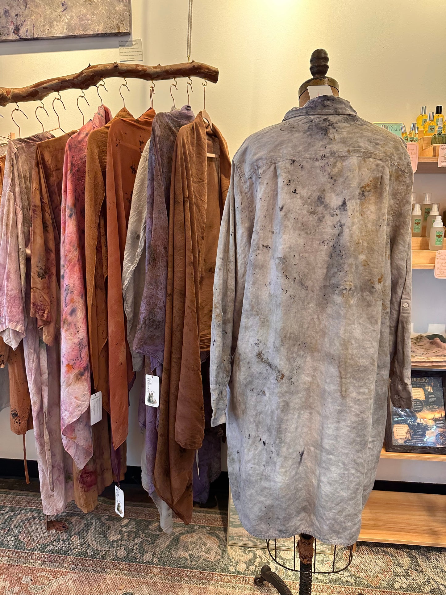 Linen shirt dress - moon 🌕