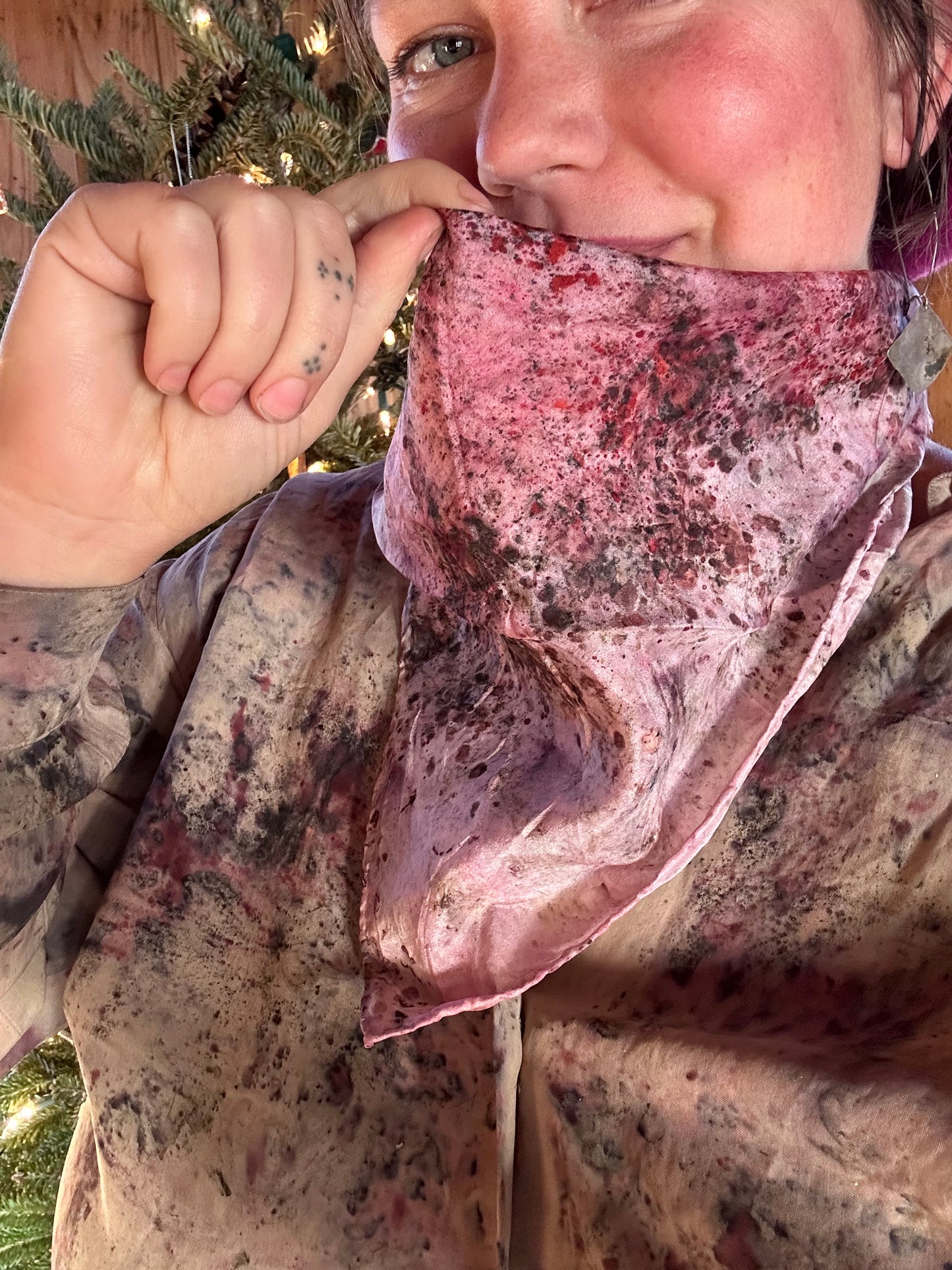 Plant magic bandana/ altar cloth- sacred heart