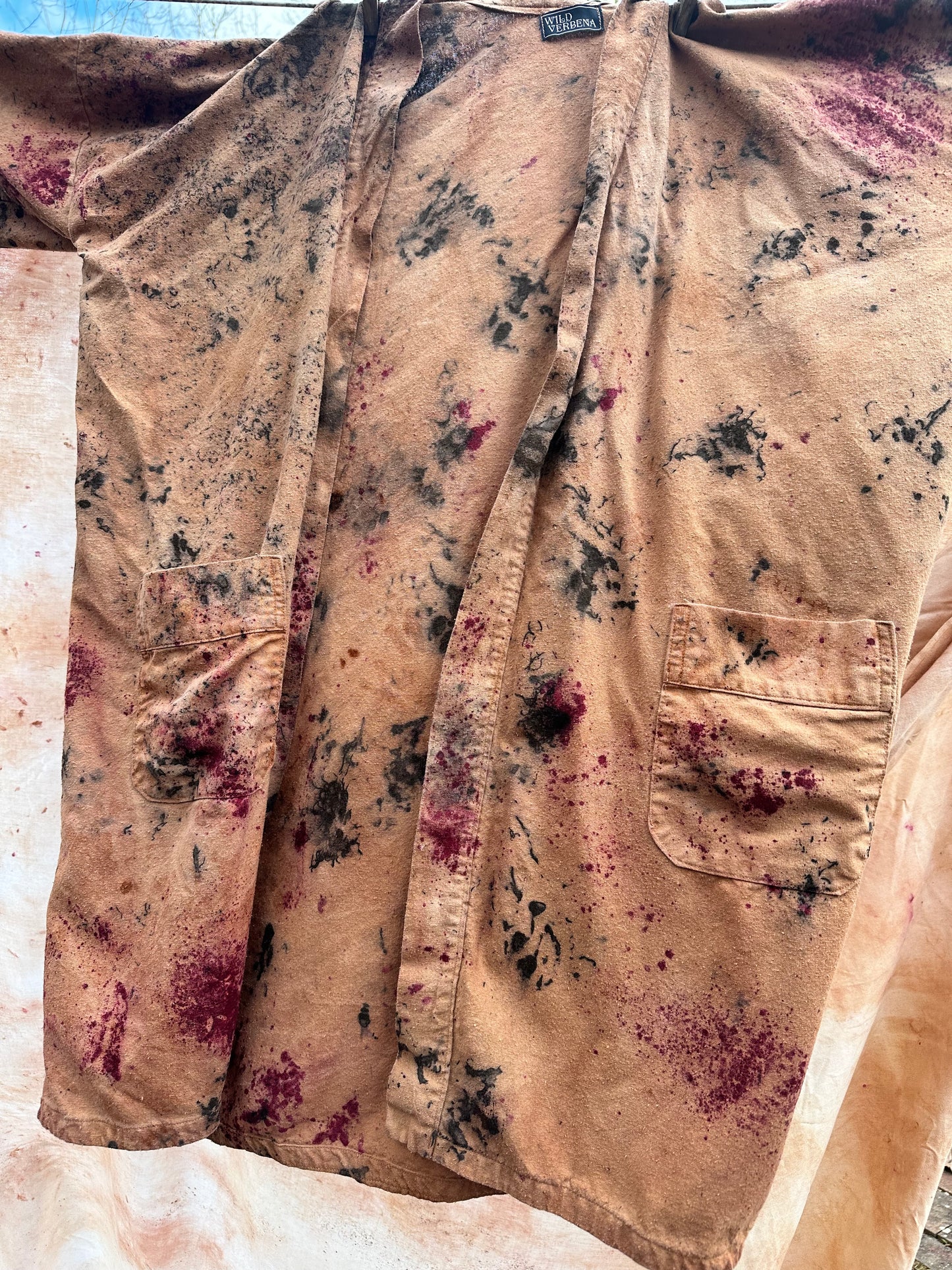 Raw silk jacket - Map Of The Cosmos