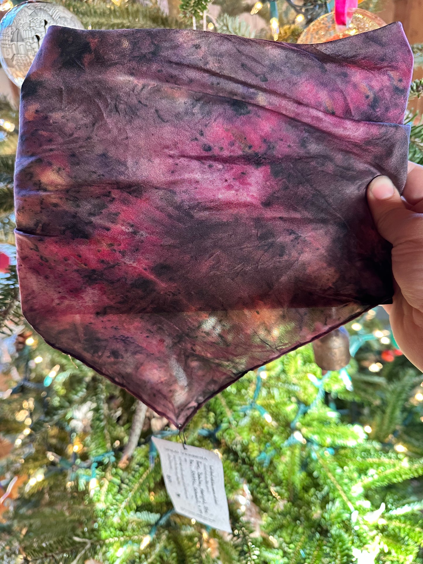 Silk bandana / altar cloth- self luminous