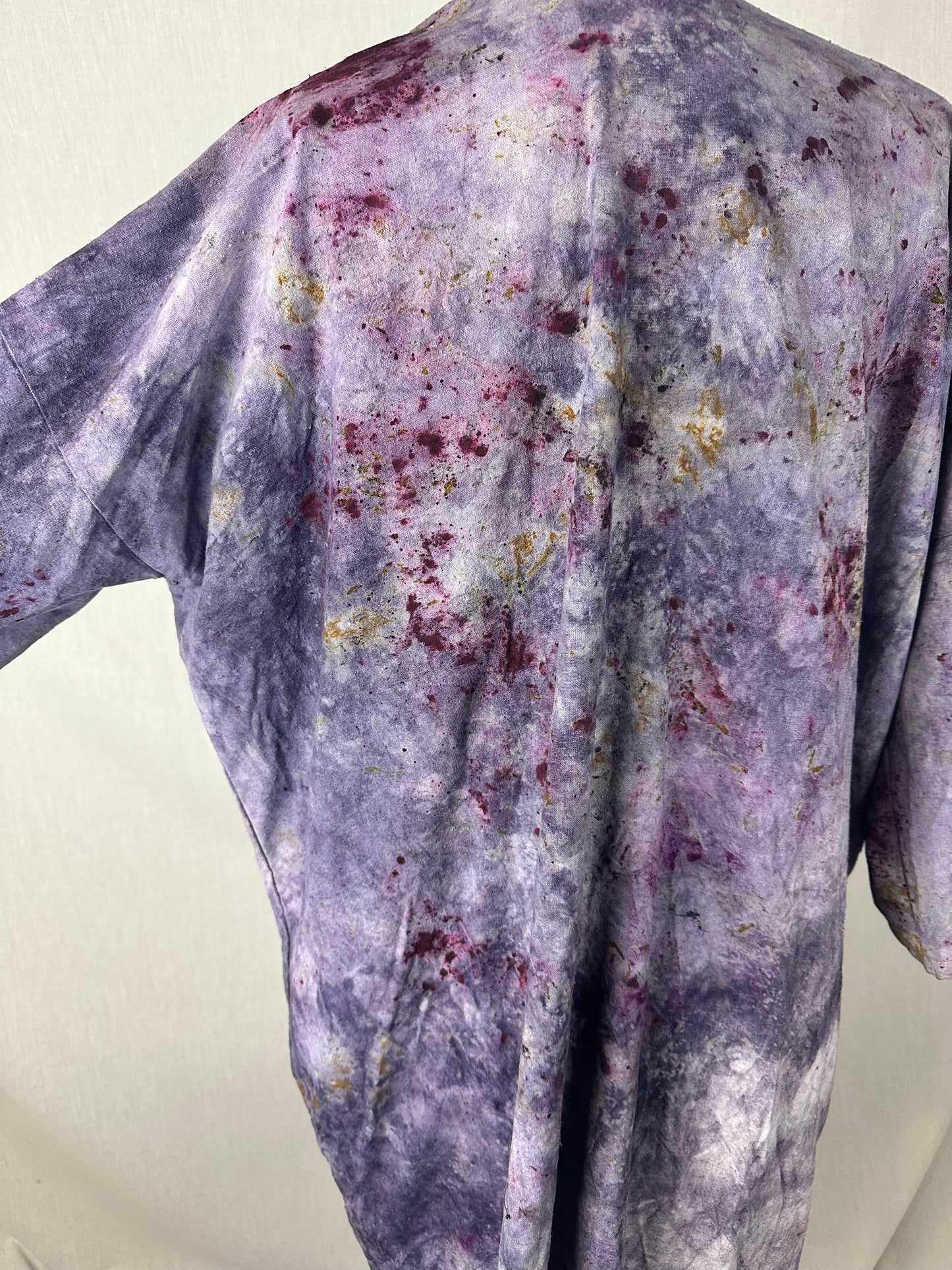 Raw silk jacket - otherworldly