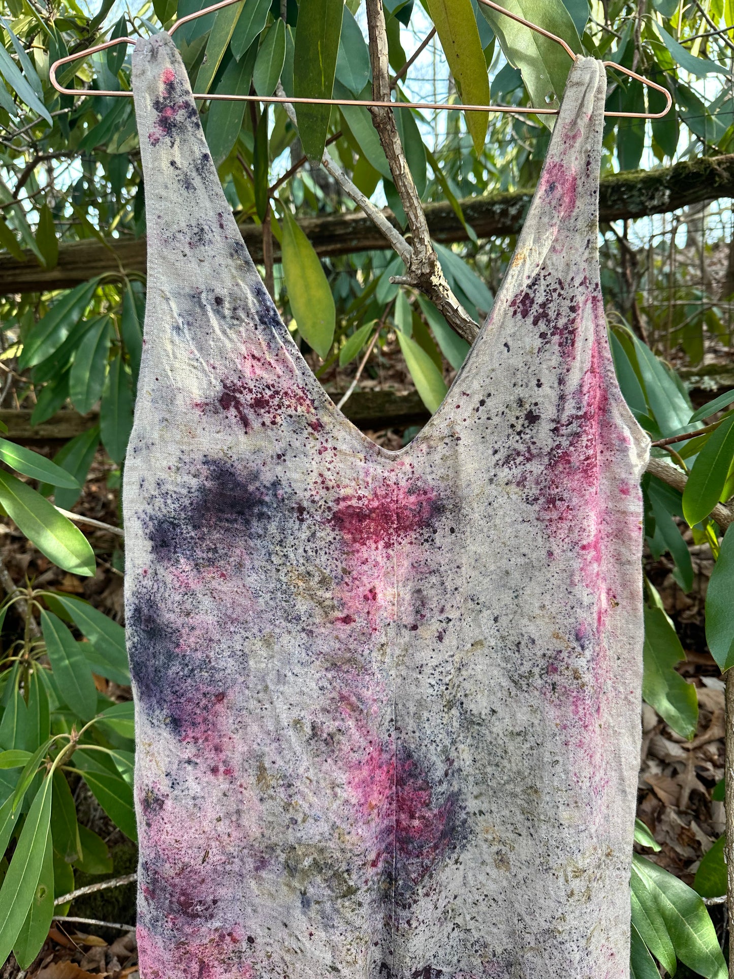 Linen jumpsuit- aster