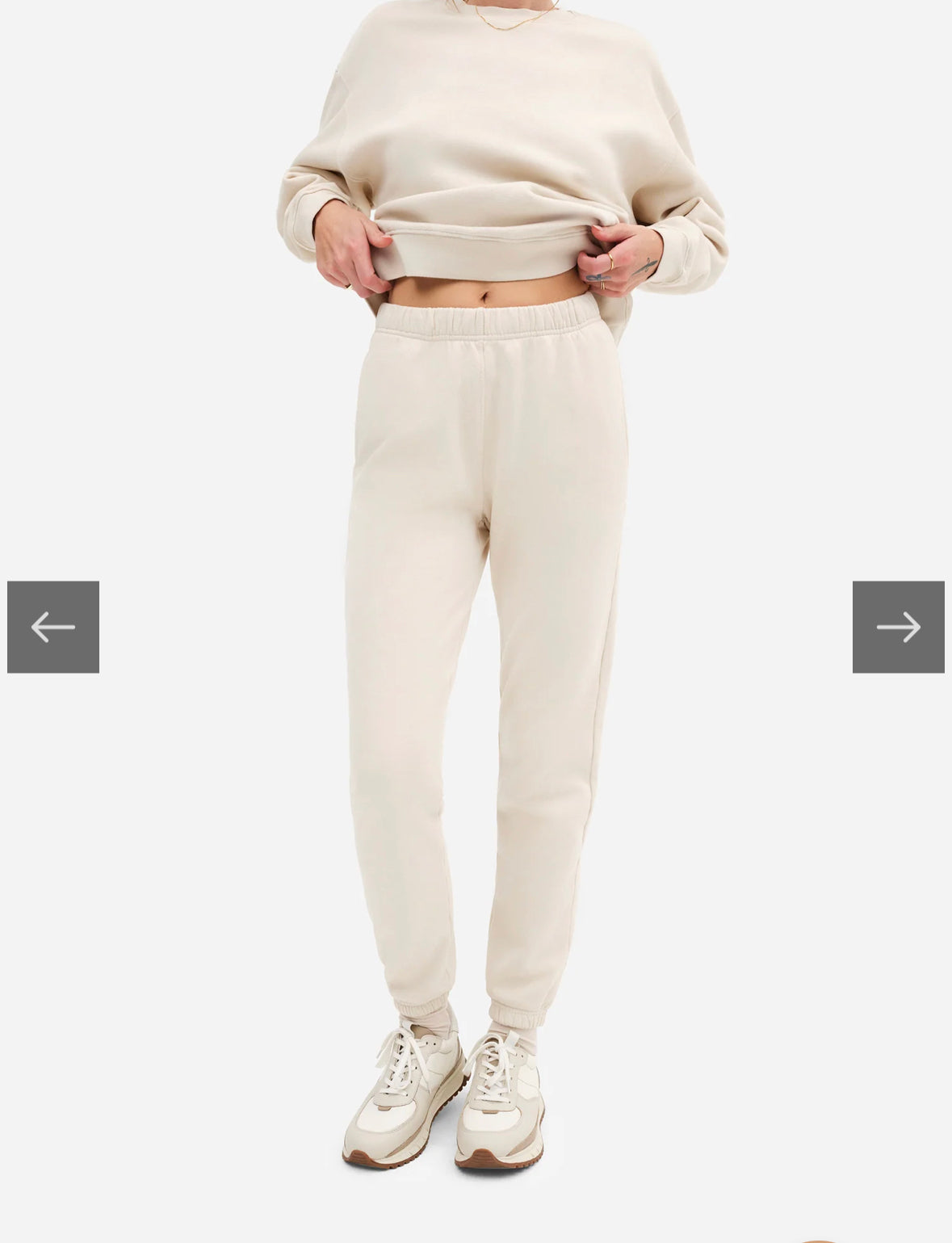 Organic cotton joggers