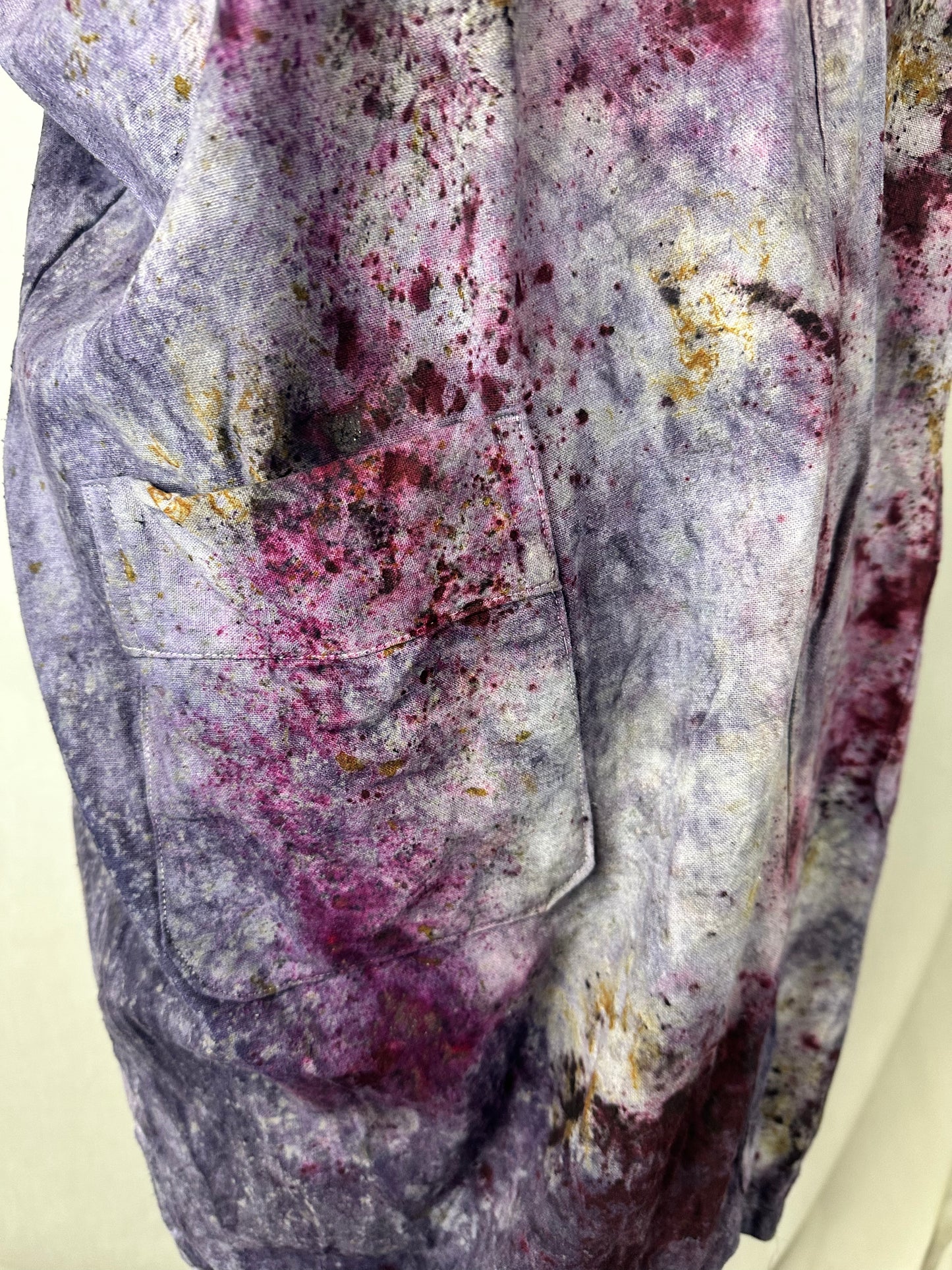 Raw silk jacket - otherworldly