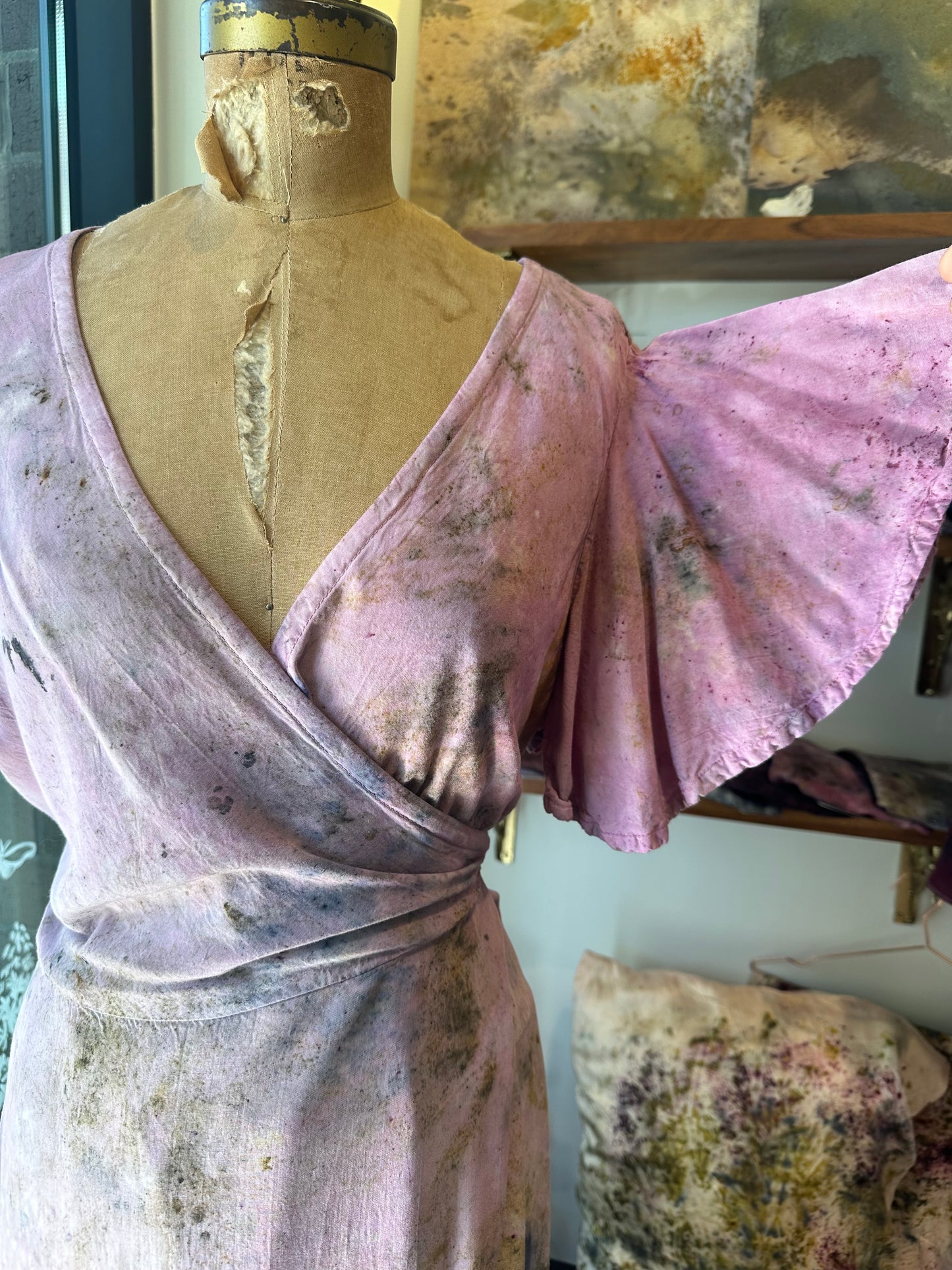 Wrap dress - Wild rose