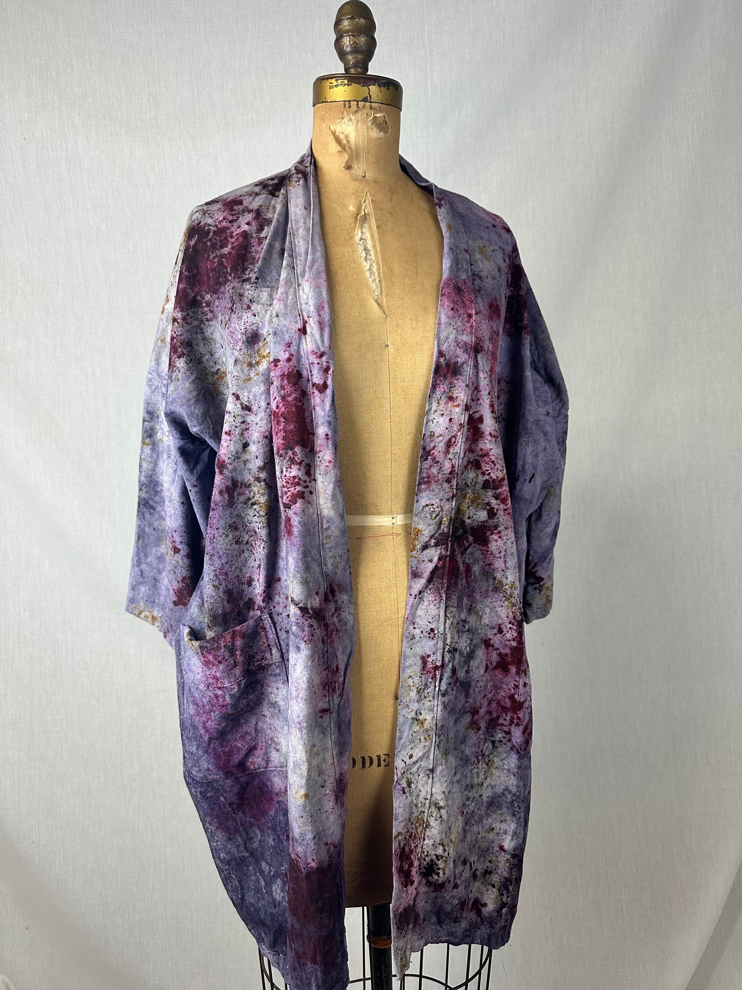 Raw silk jacket - otherworldly
