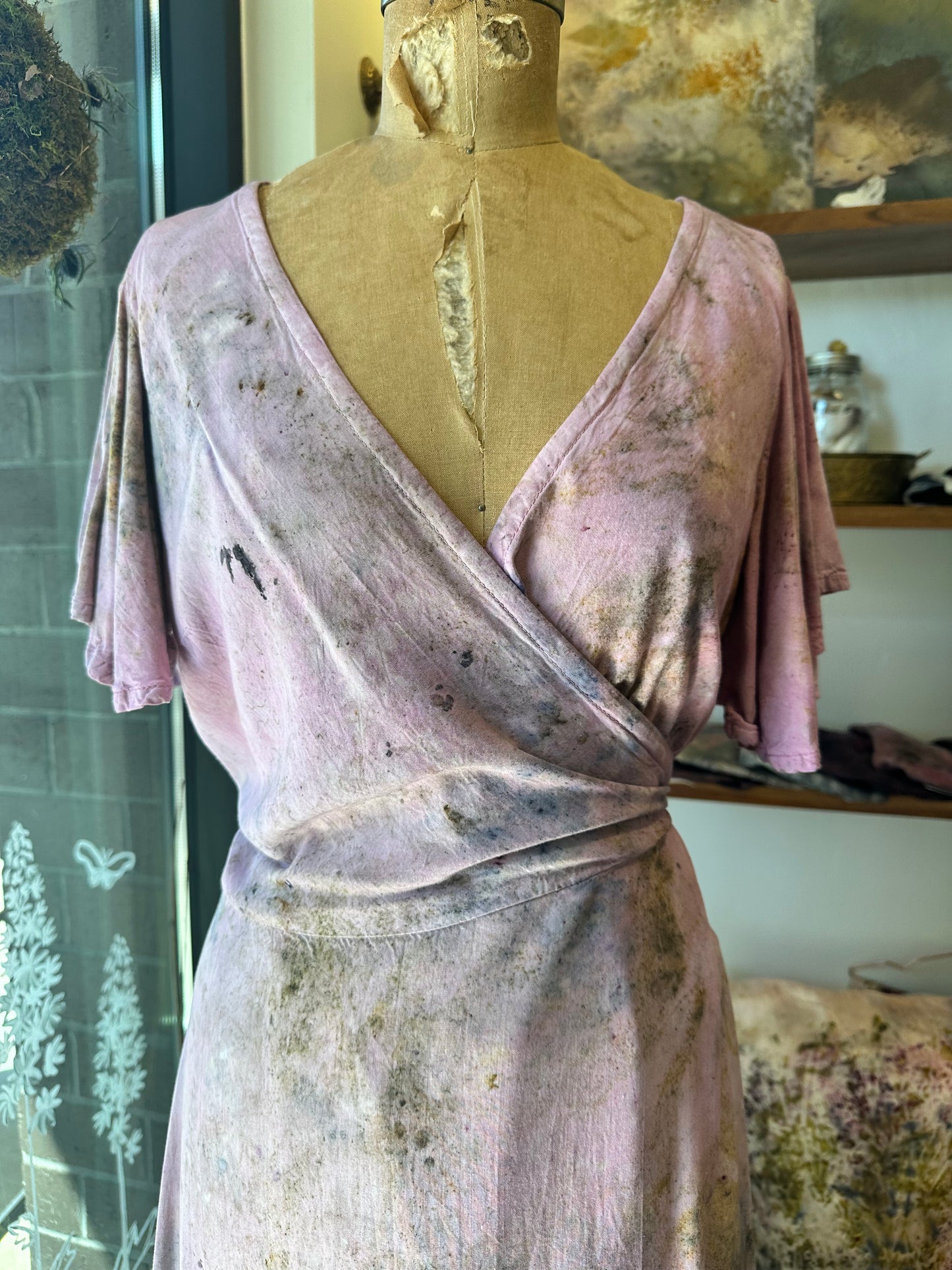 Wrap dress - Wild rose