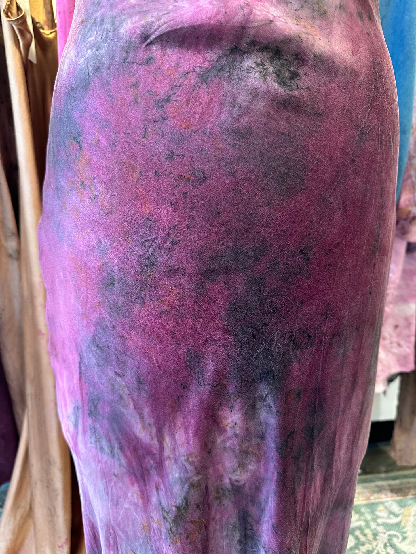 Silk slip dress- light up the room