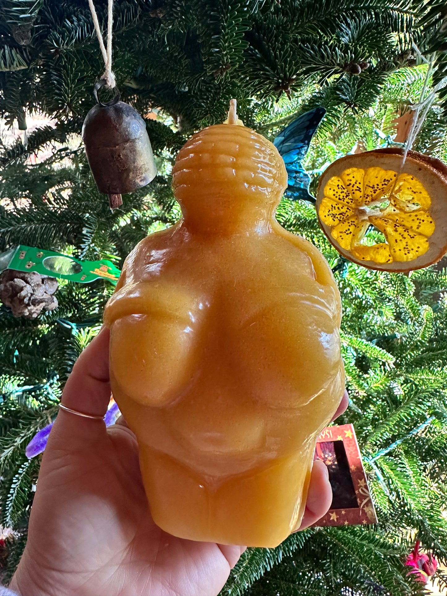 Fertility goddess altar candle