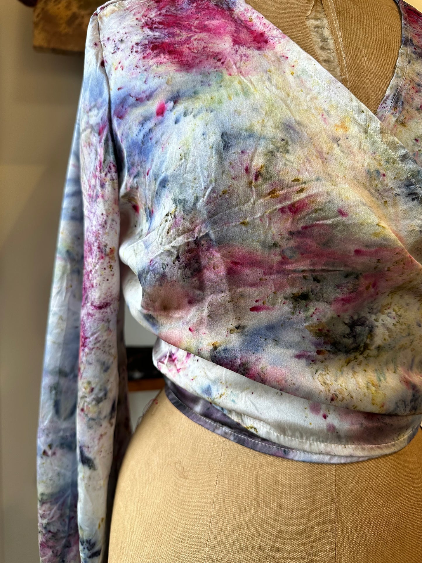 Silk wrap top- ignite