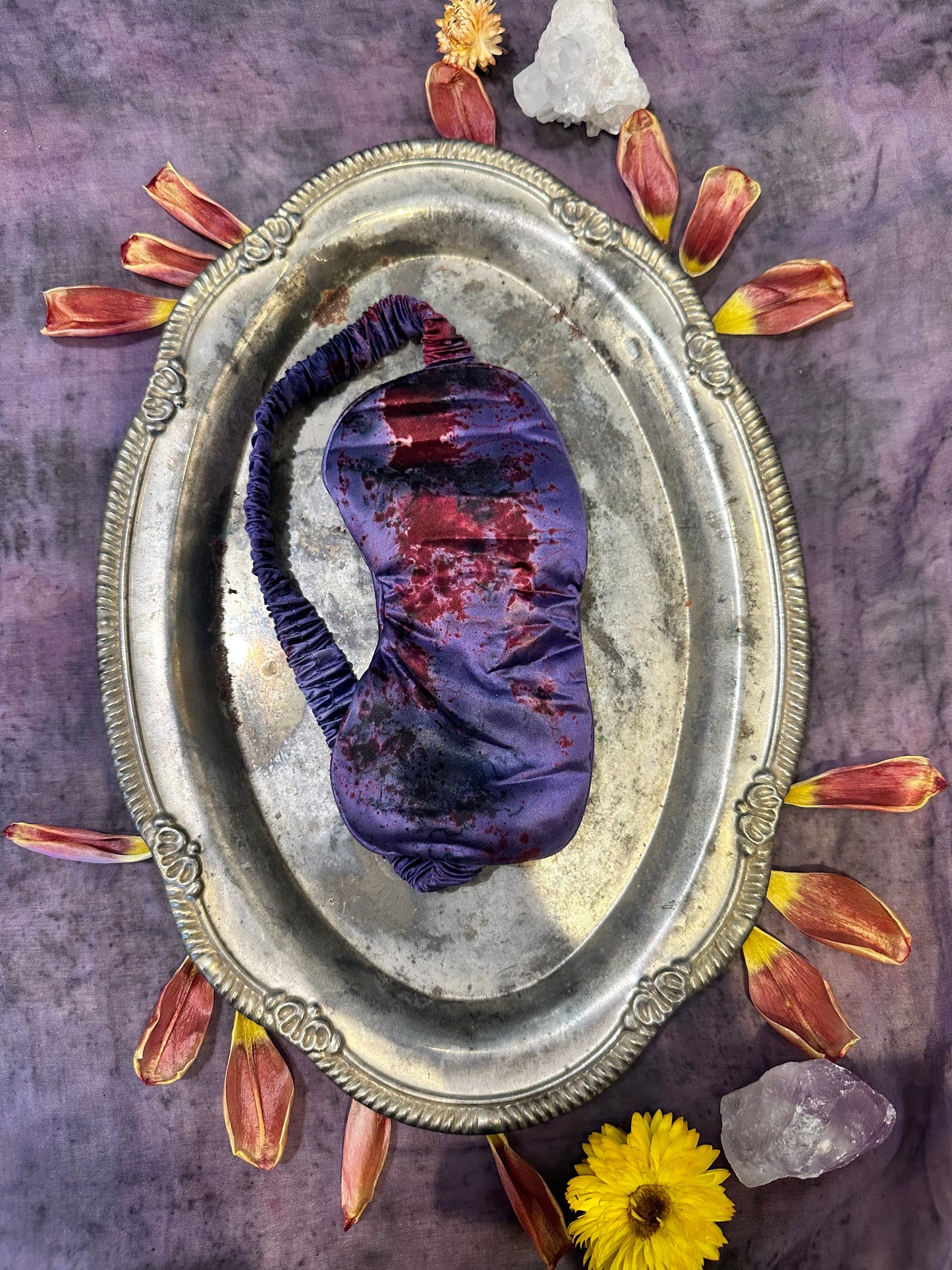 Silk eye mask - water Spirits