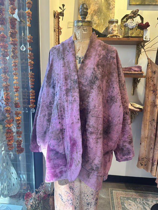 Hand woven kimono jacket - inner power