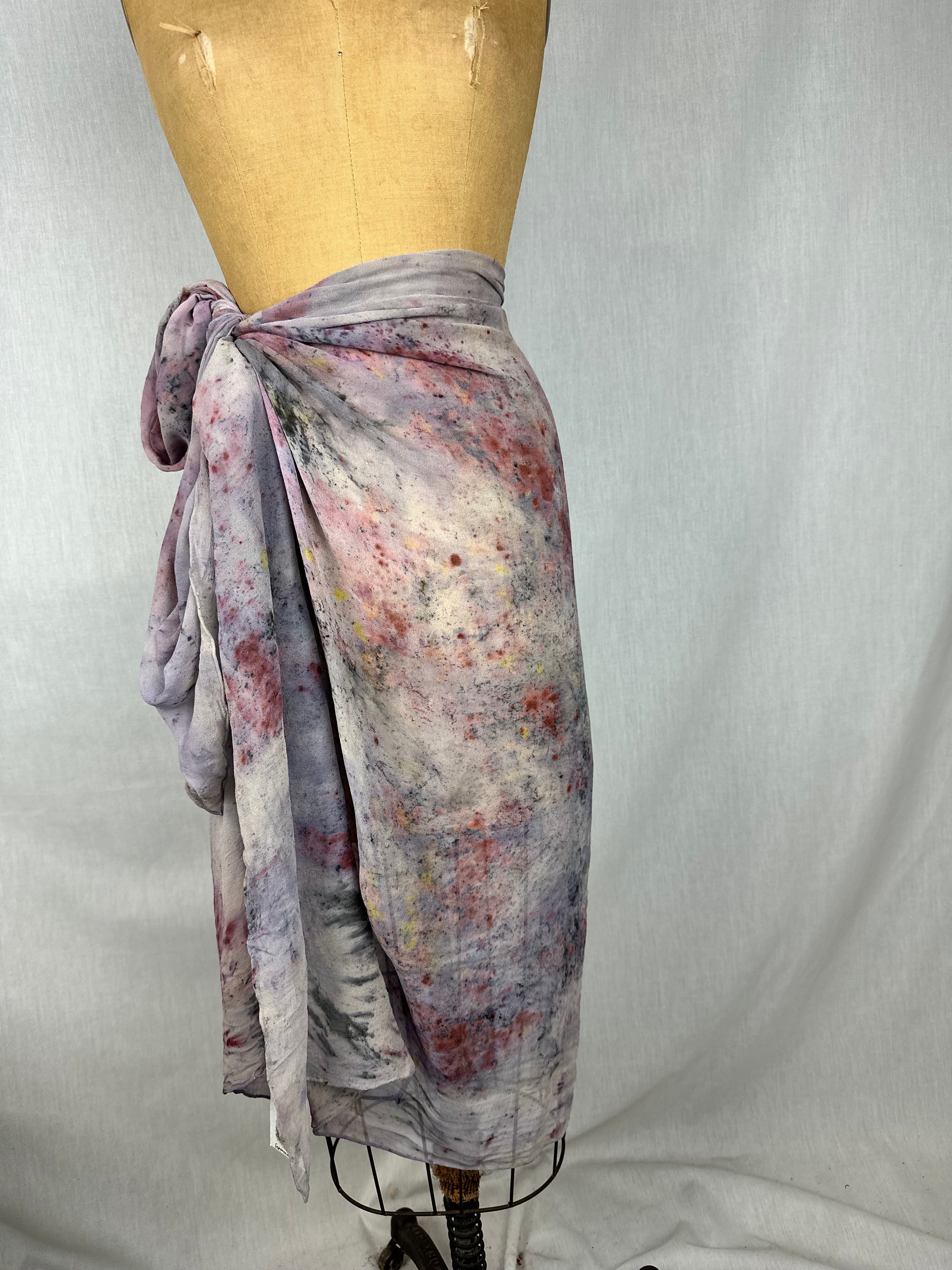 Silk Chiffon Sarong Feminine Pulse Wild Verbena silk-chiffon-sarong-feminine-pulse-wild-verbena