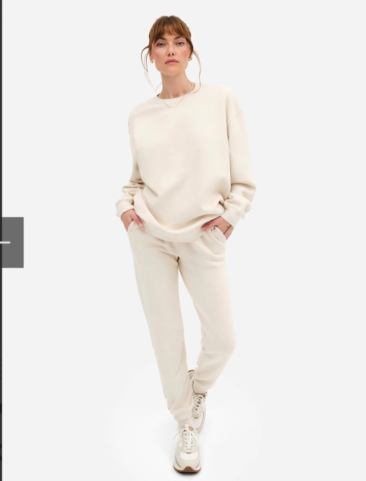 Organic cotton cozy sweatshirt