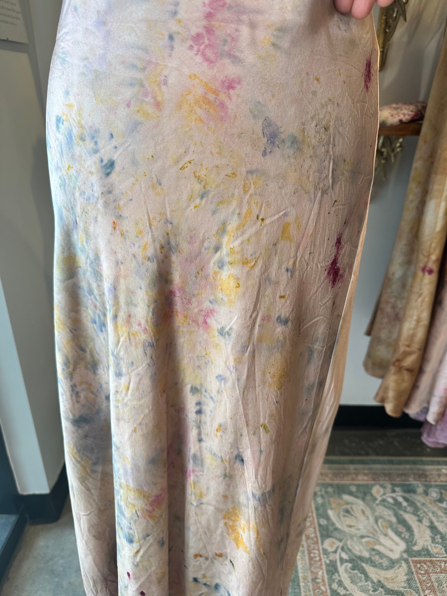 Silk skirt - all that shimmers