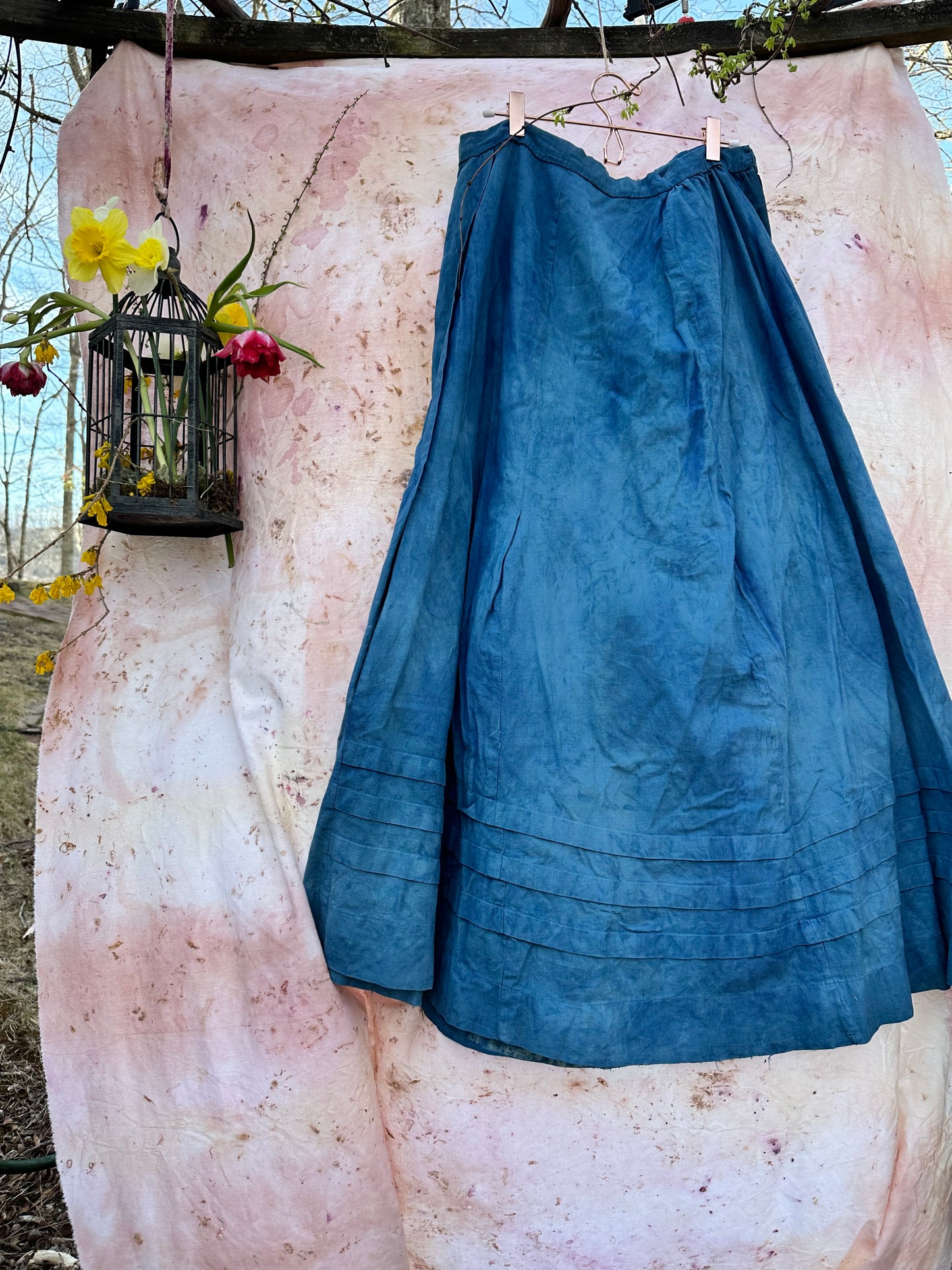 Victorian cotton petticoat 