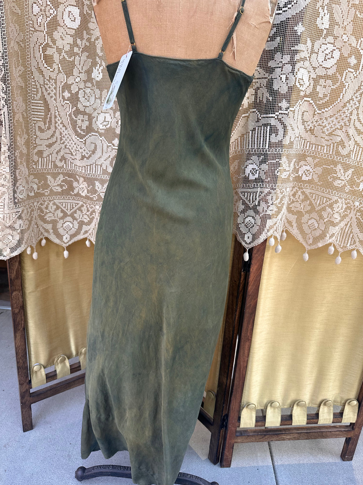 Silk slip dress - flow
