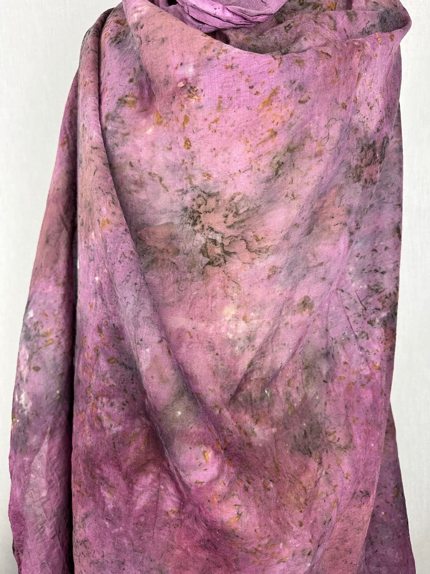 Organic cotton shawl XL - Bell through the night