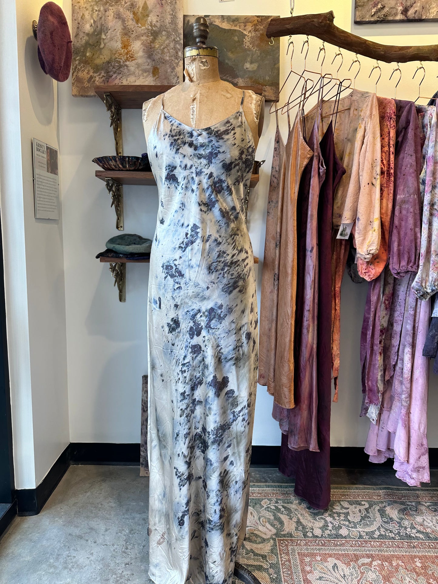 Silk slip dress maxi - kissed by a rose 🥀