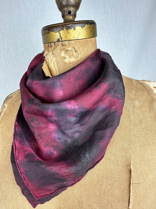 Silk bandana / altar cloth - bloodline