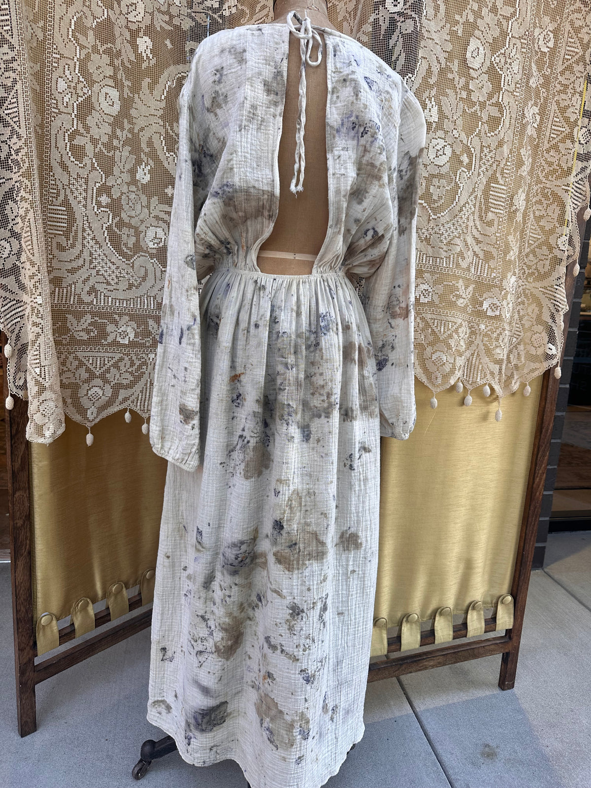 Long sleeve goddess dress - rose medicine