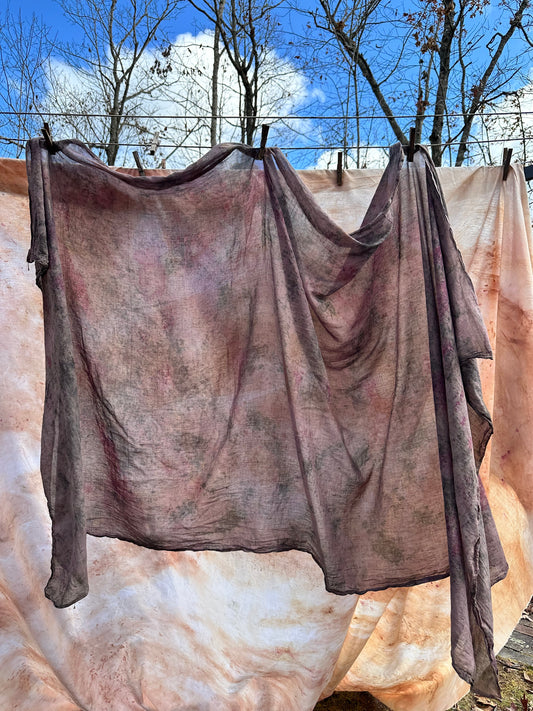 Organic cotton xl shawl - lavender moon 🌕