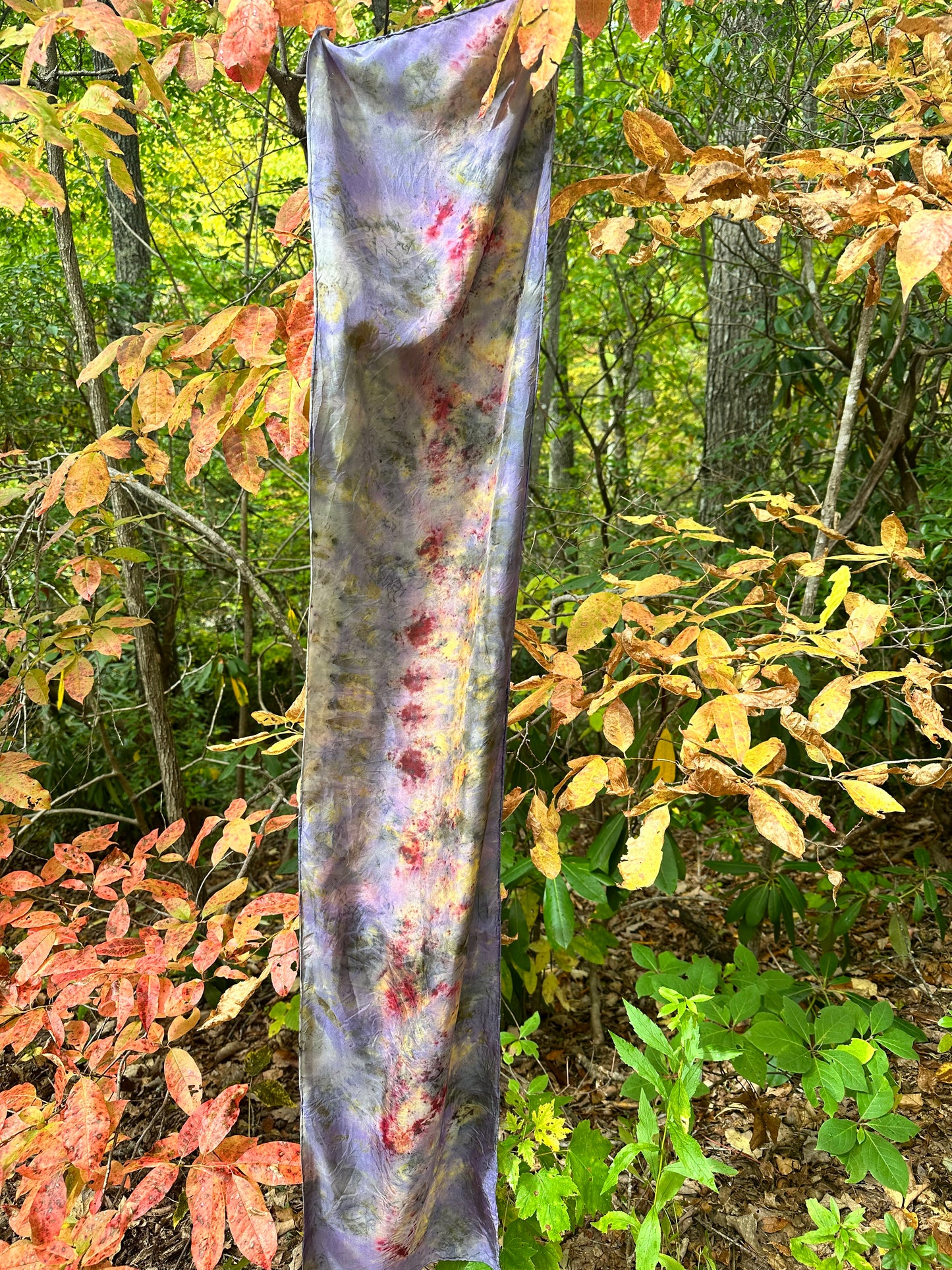 Silk scarf - calling the ancestors
