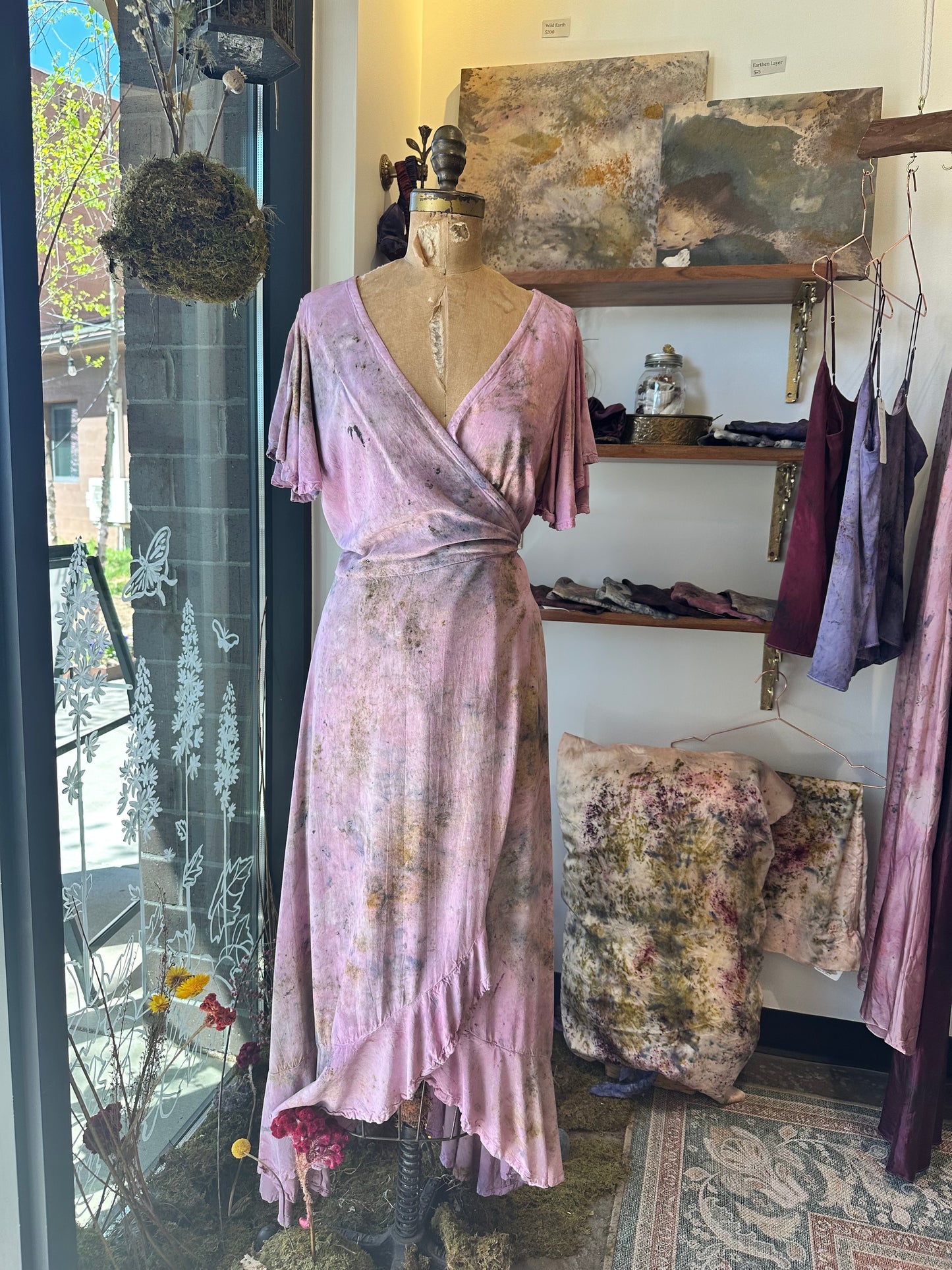 Wrap dress - Wild rose
