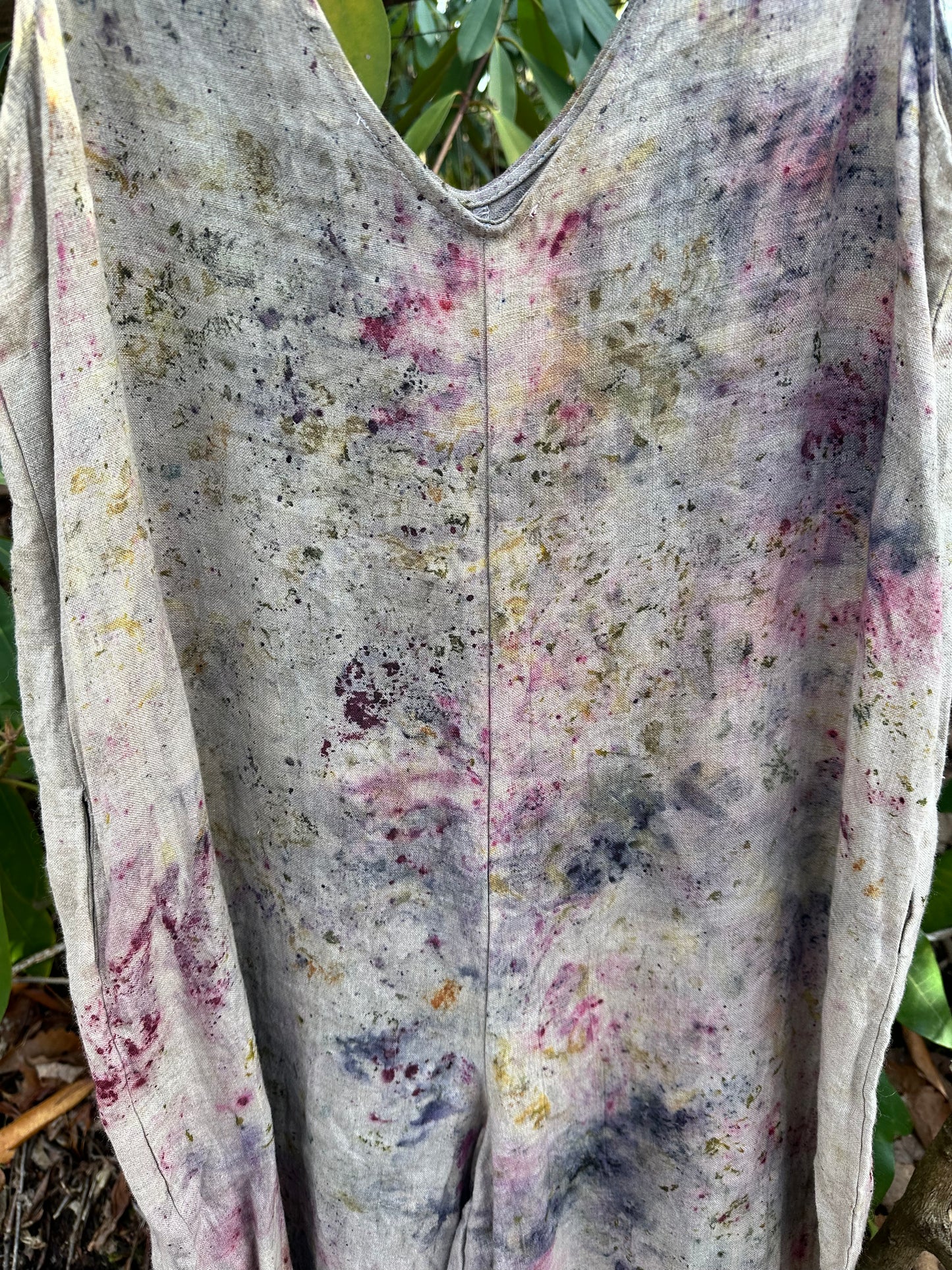 Linen jumpsuit- aster