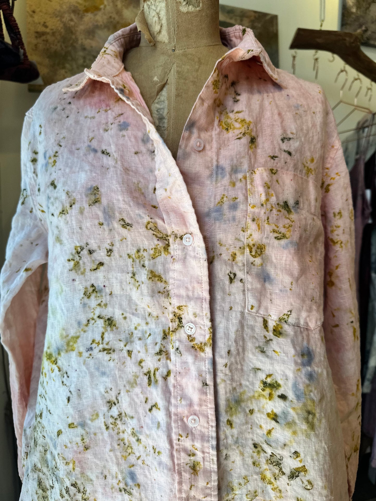 Linen tunic - sunset