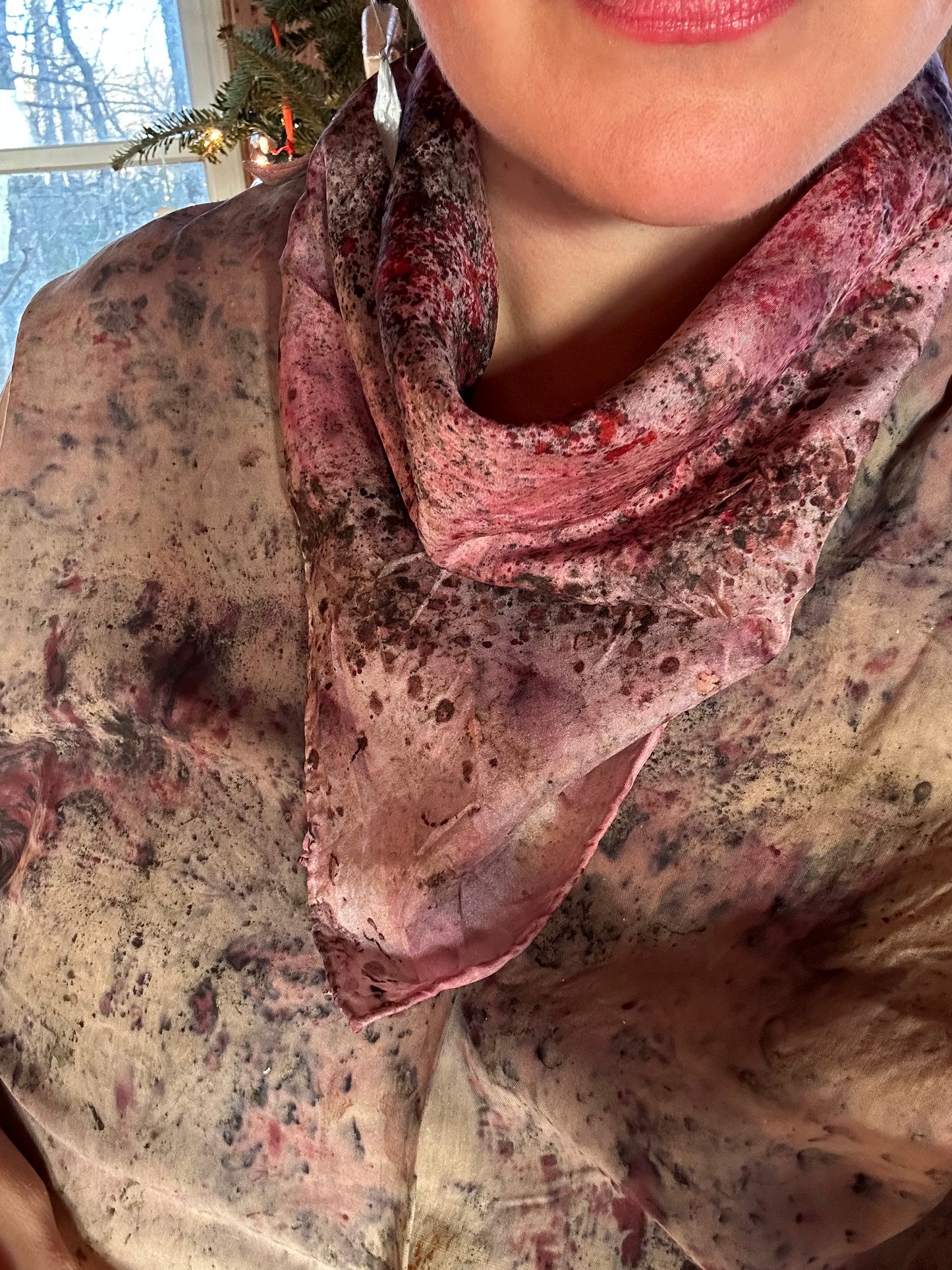 Plant magic bandana/ altar cloth- sacred heart