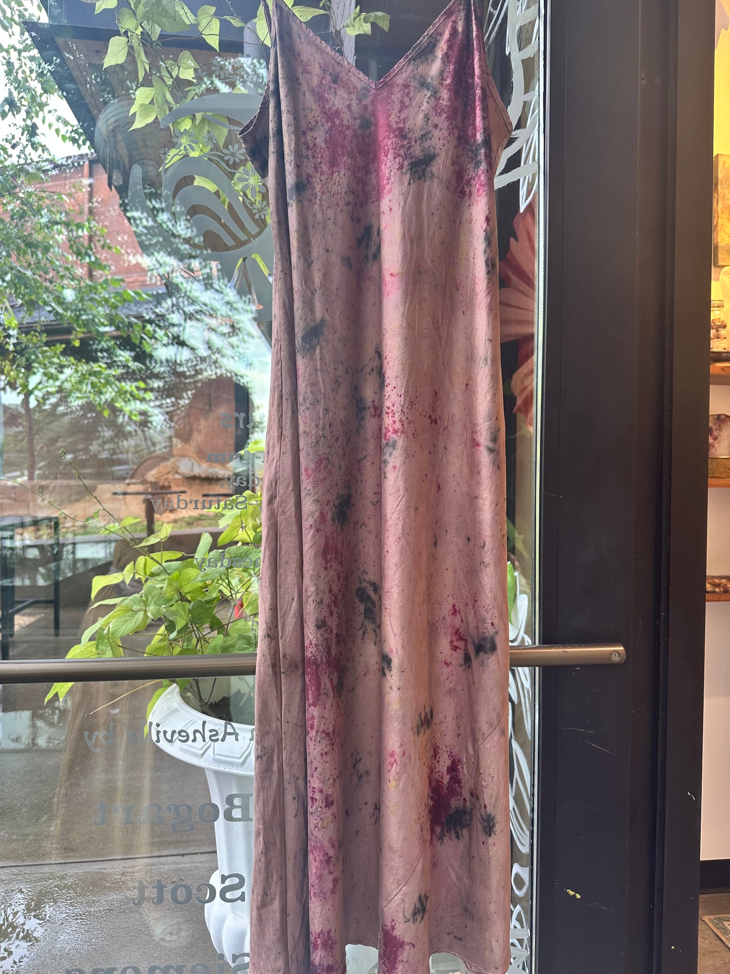 Silk slip dress - mystic channel