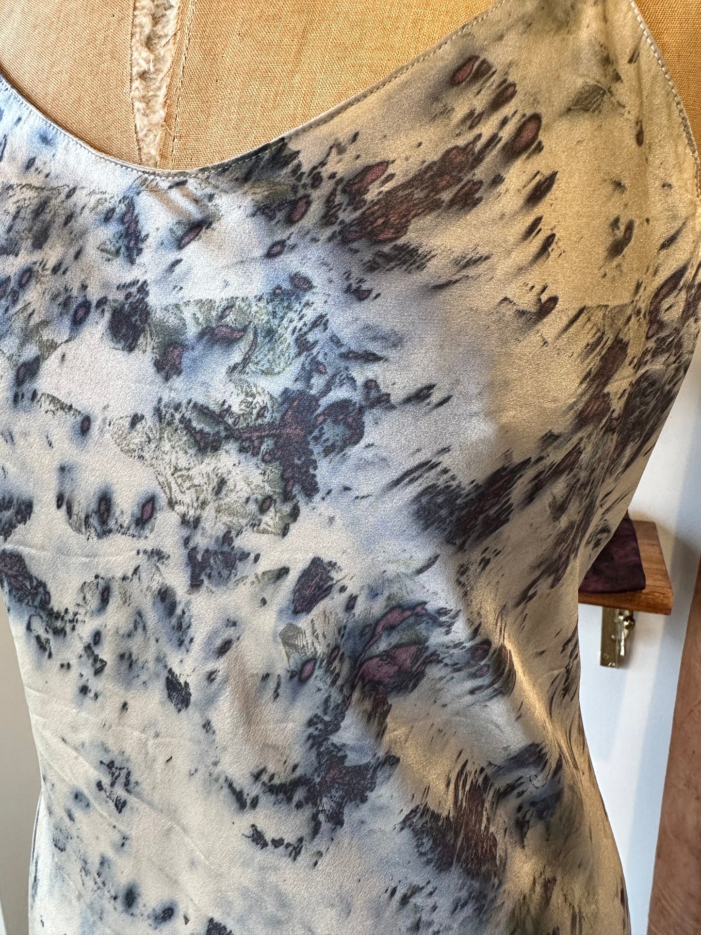 Silk slip dress maxi - kissed by a rose 🥀