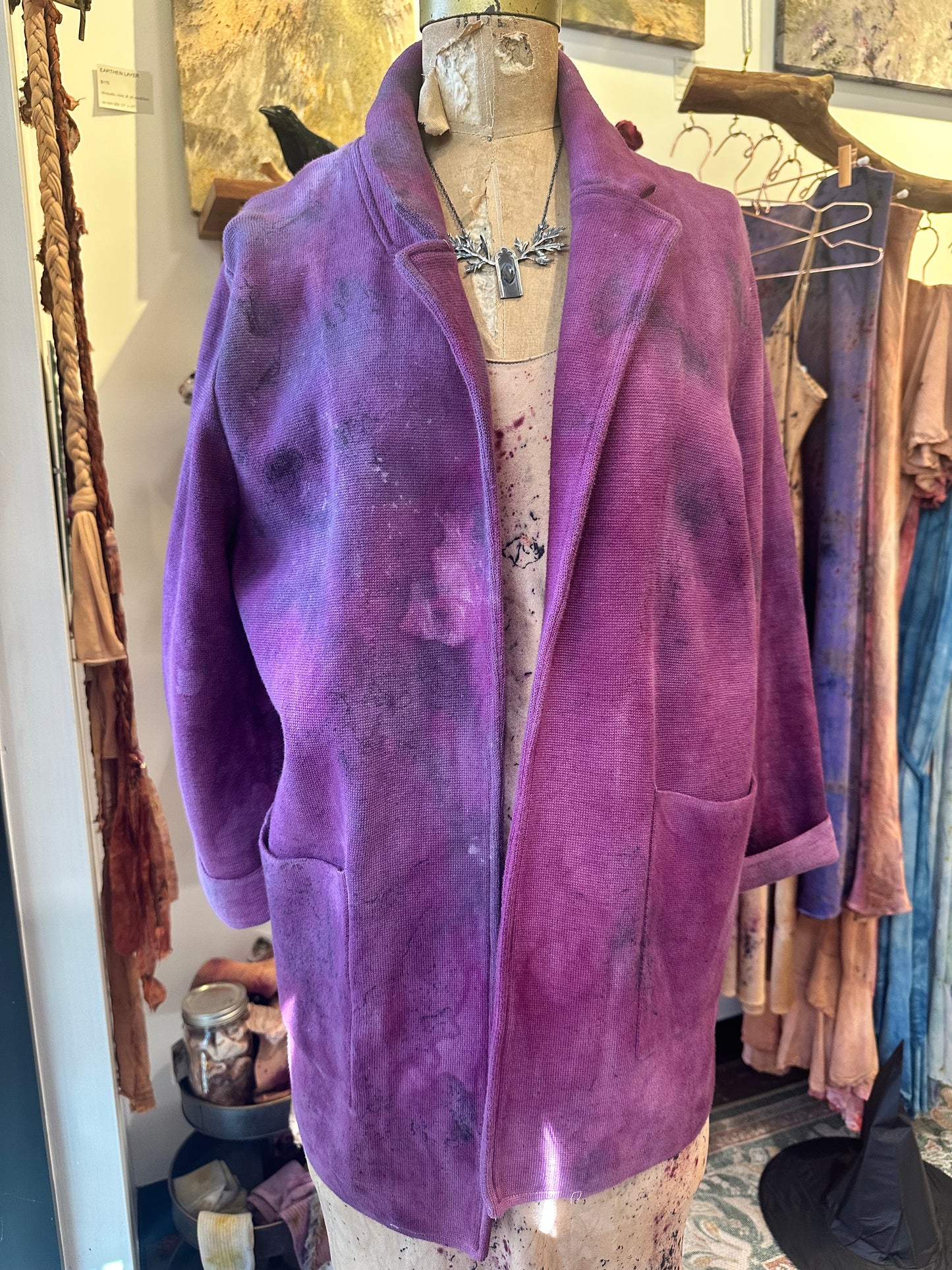 Cotton blazer - sacred center