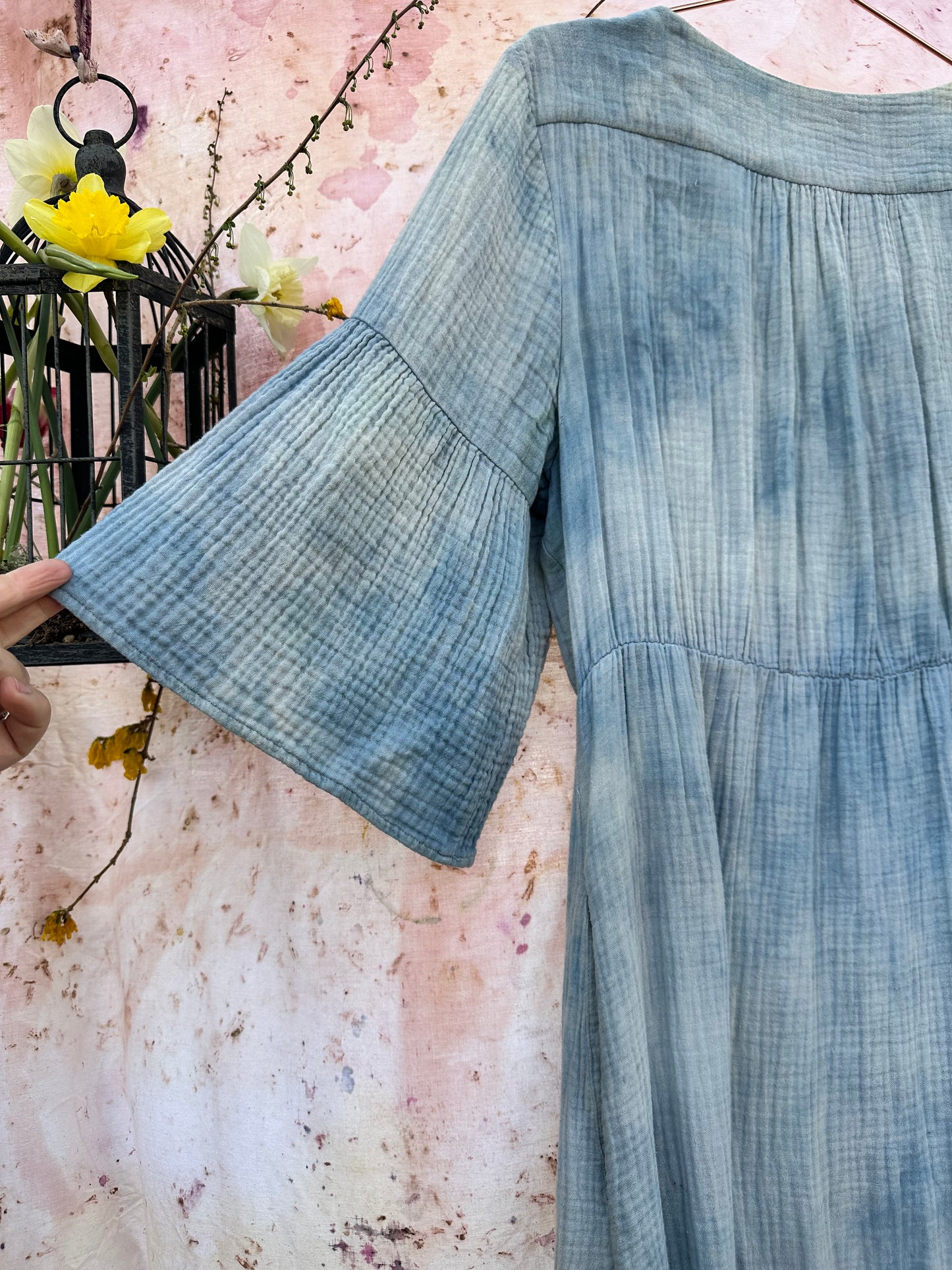 Cotton button up dress