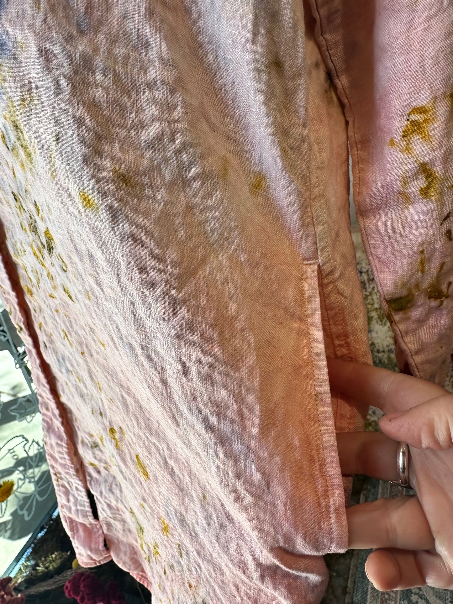 Linen tunic - sunset