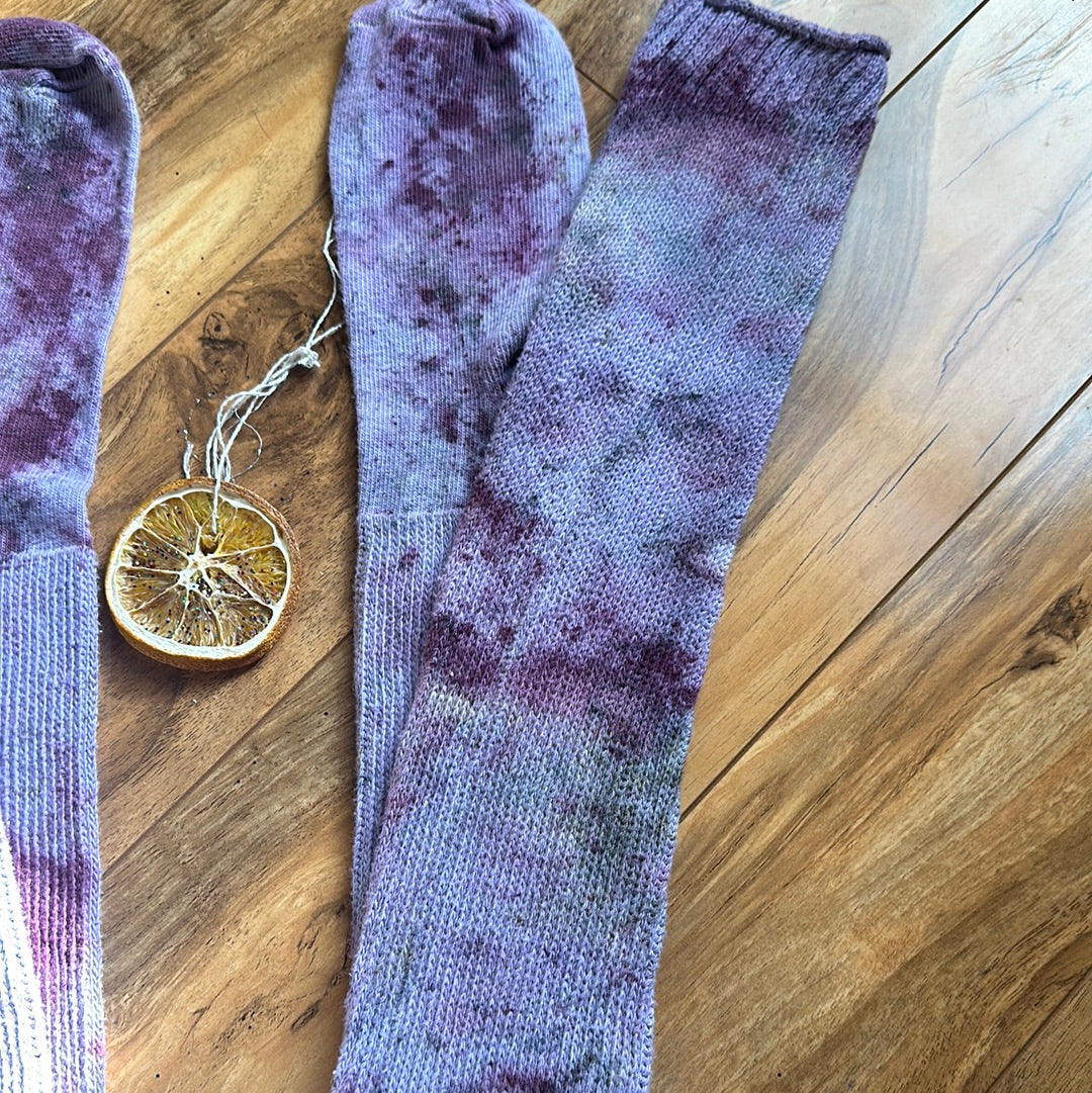 Cotton thigh, high socks