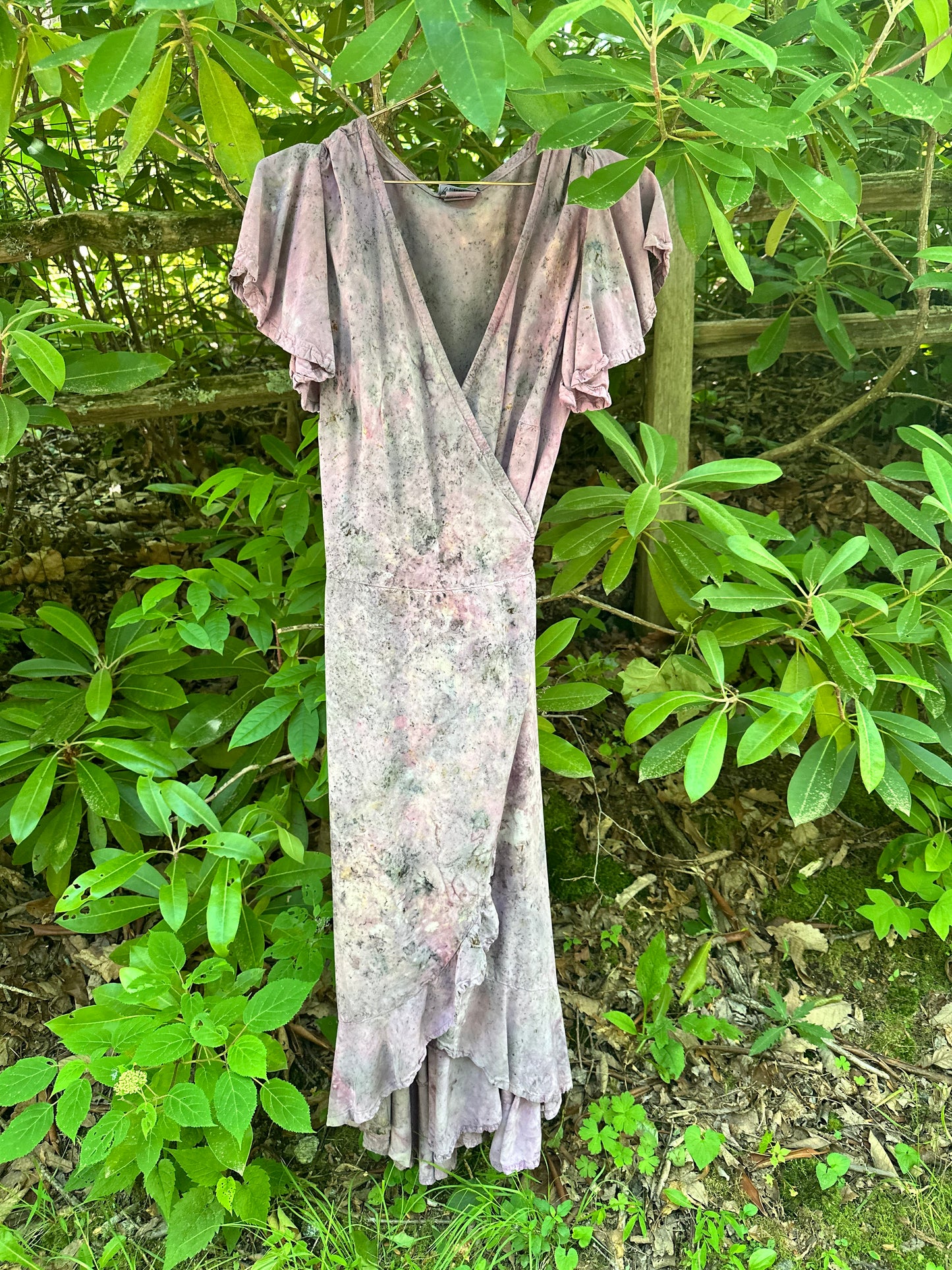 Wrap dress - heart chakra