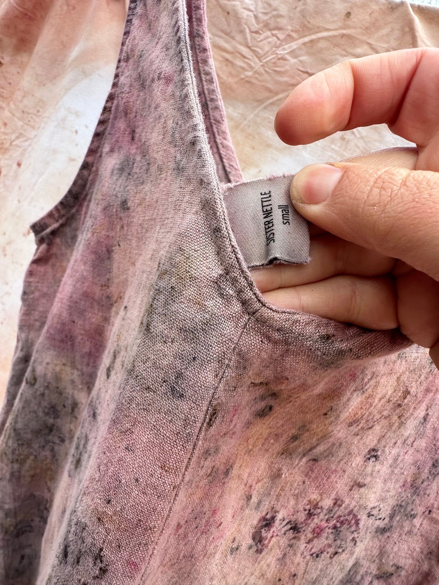 Linen Jumpsuit - Anemone Bloom