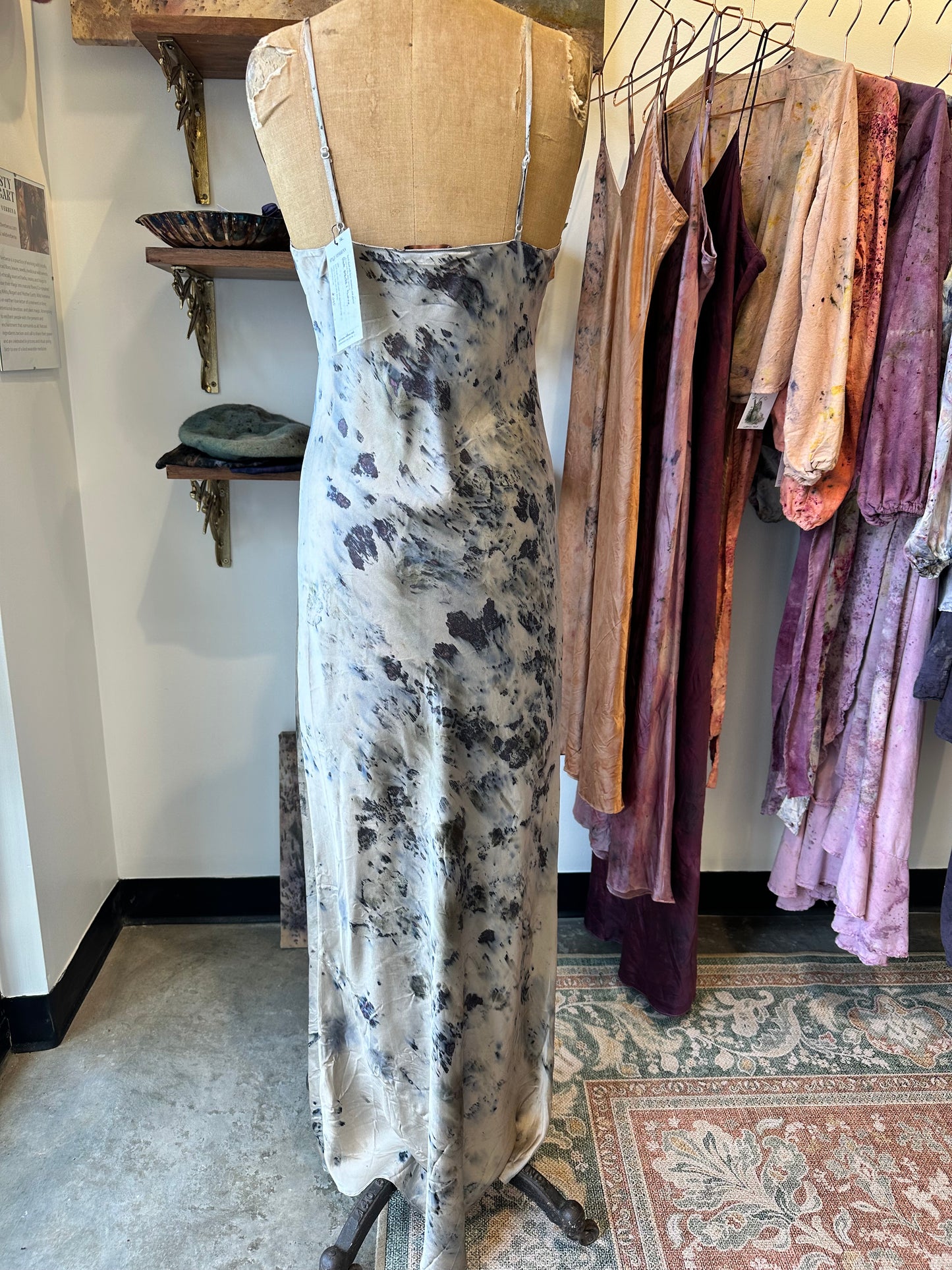 Silk slip dress maxi - kissed by a rose 🥀