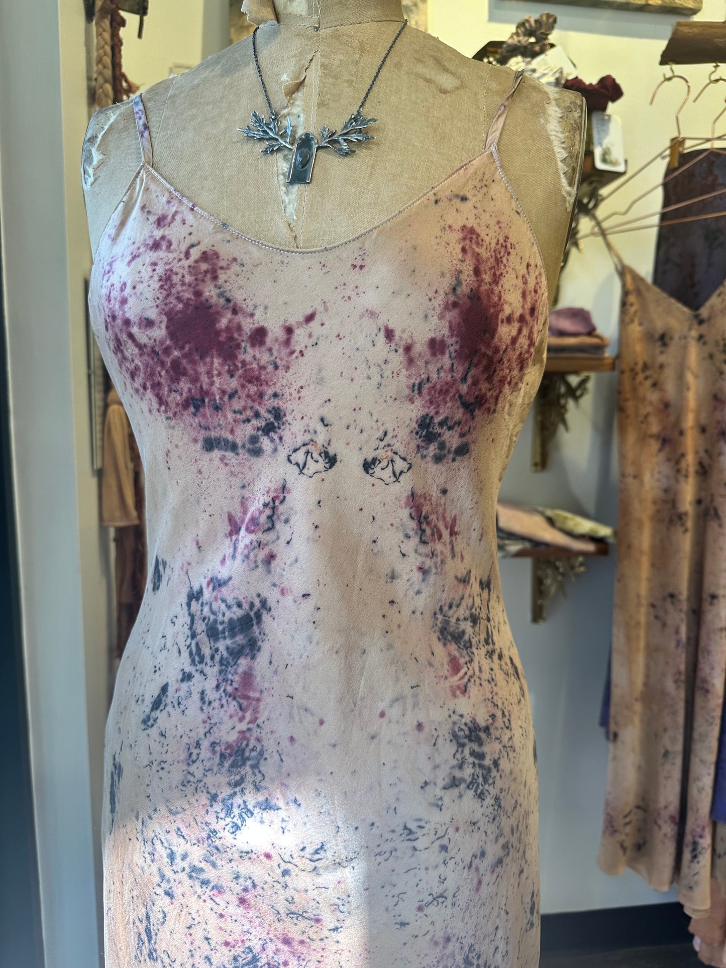 Silk slip dress - power center