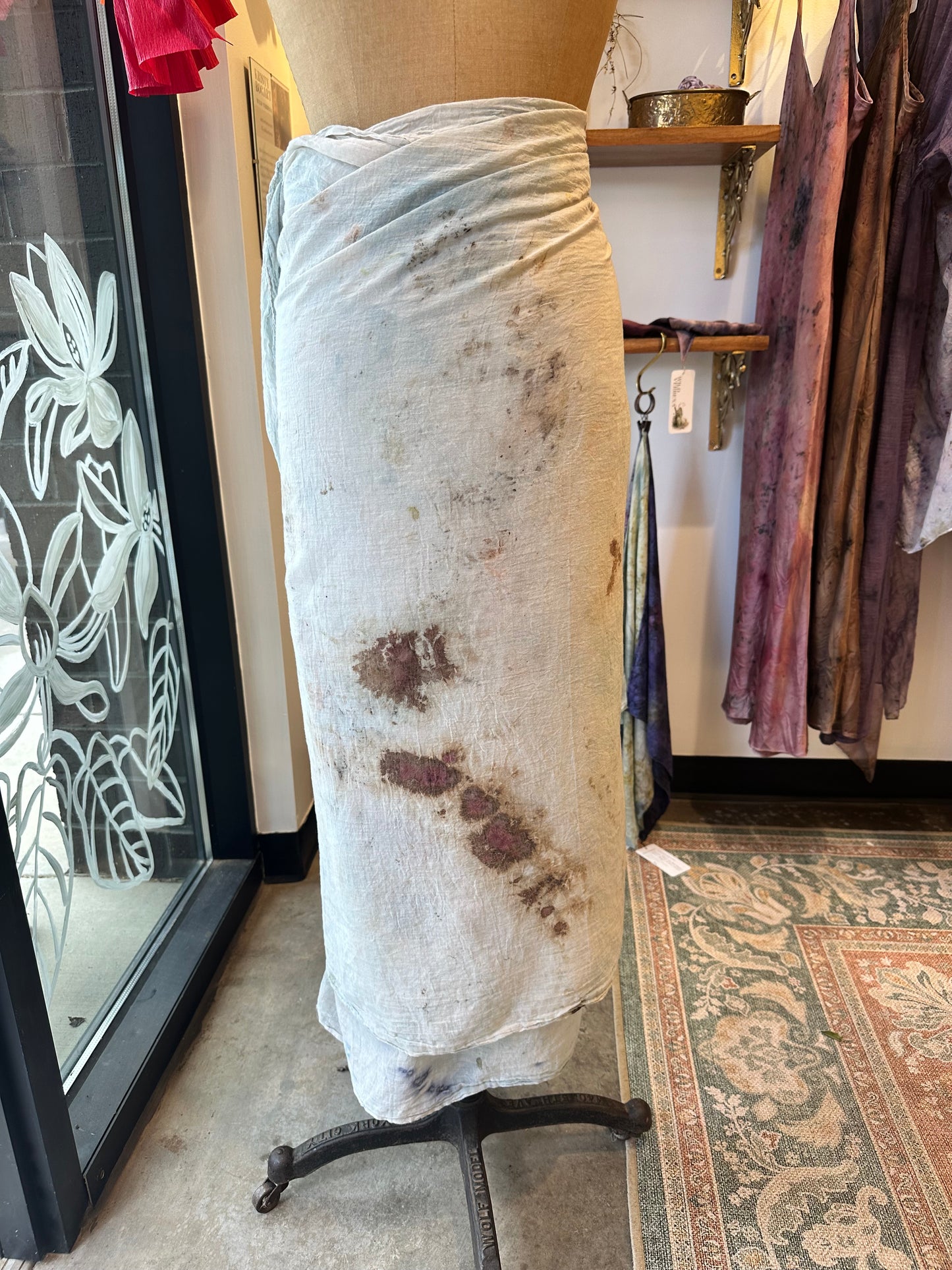 XL organic cotton shawl