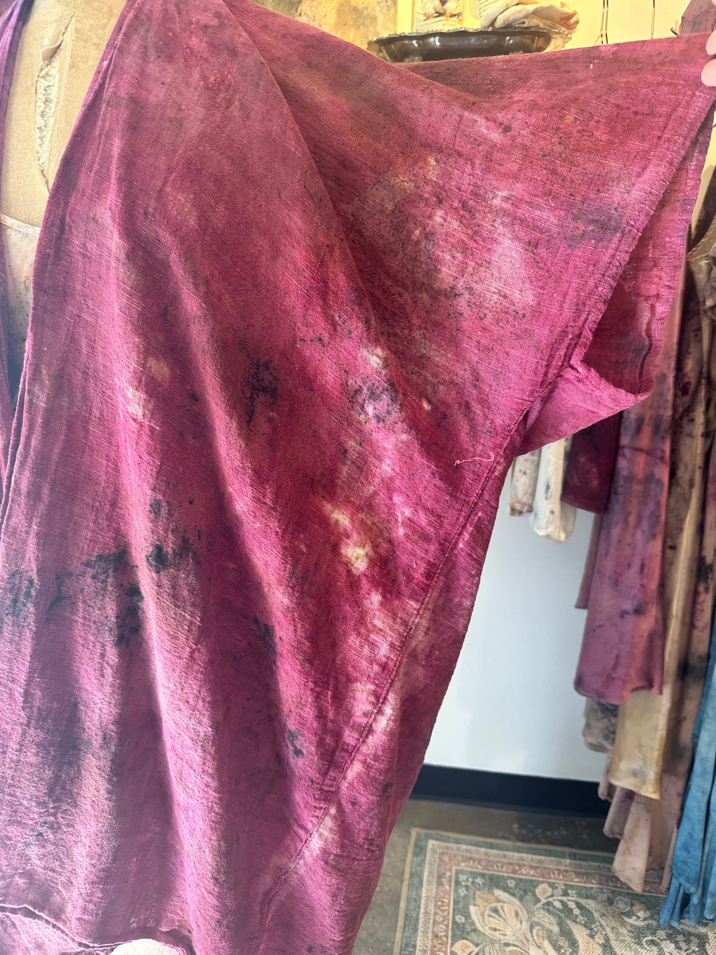 Organic cotton cocoon jacket- cracked open