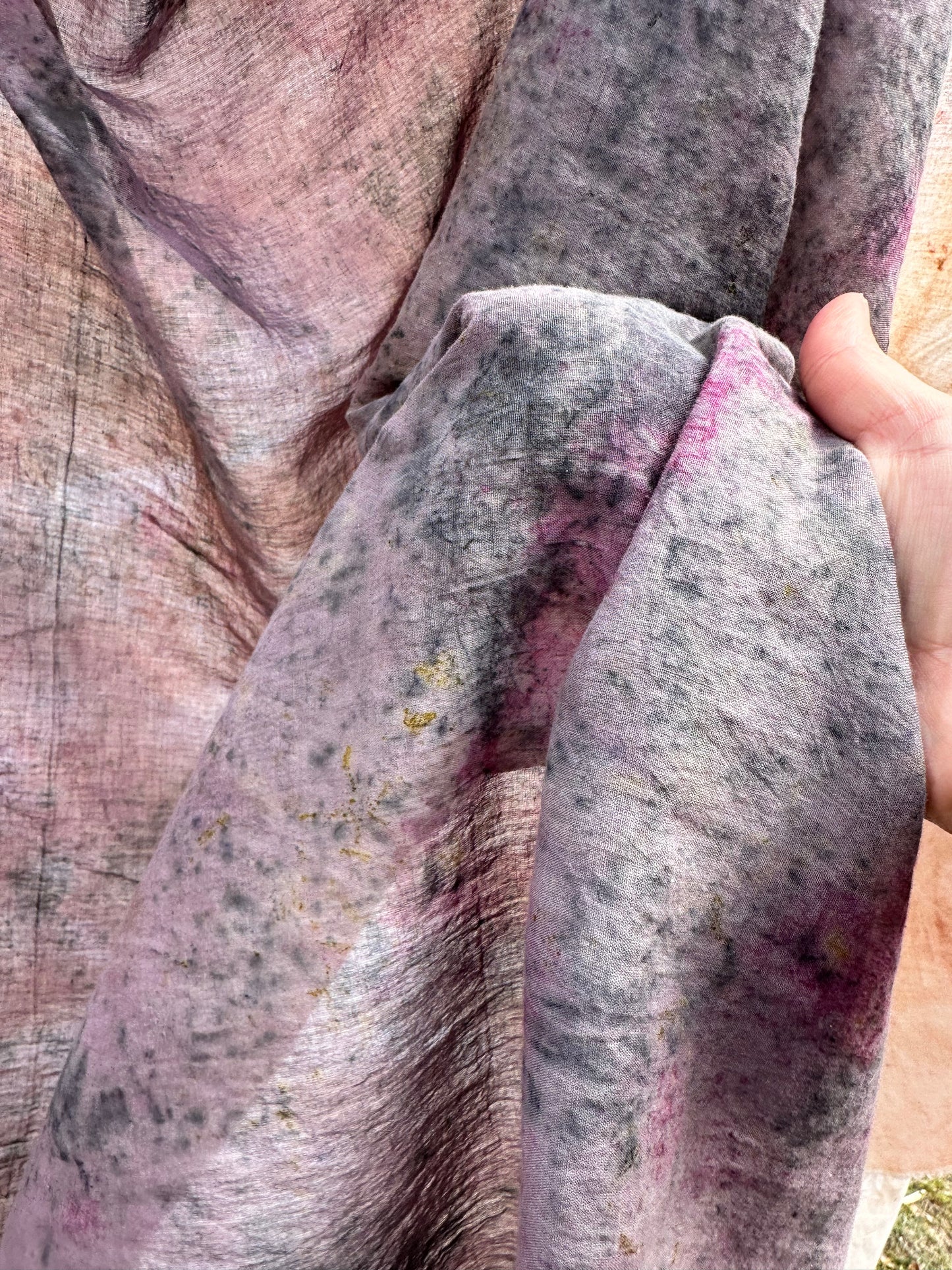 Organic cotton xl shawl - lavender moon π