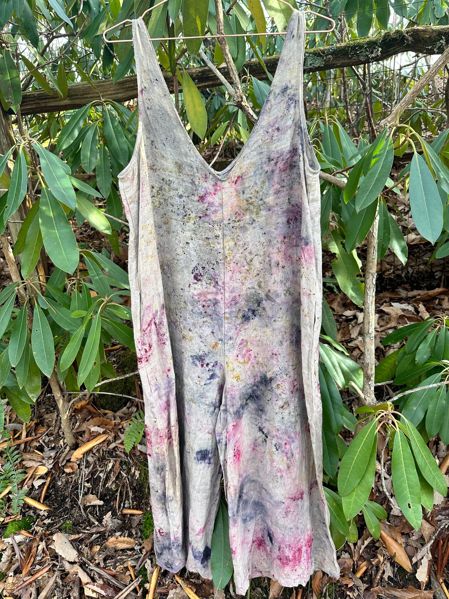 Linen jumpsuit- aster