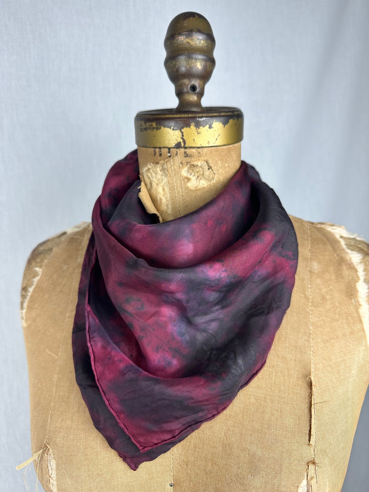 Silk bandana / altar cloth - bloodline