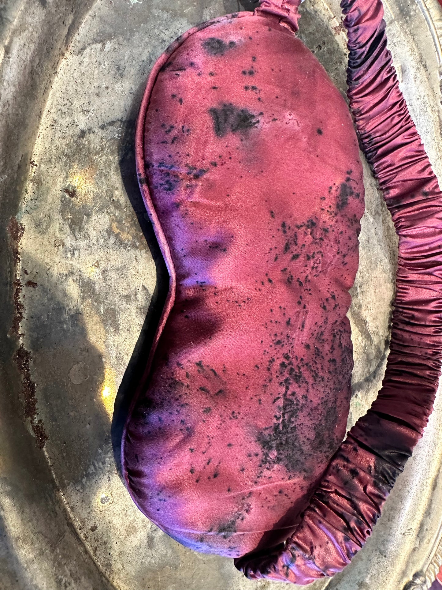 Silk eye mask - waterfalls