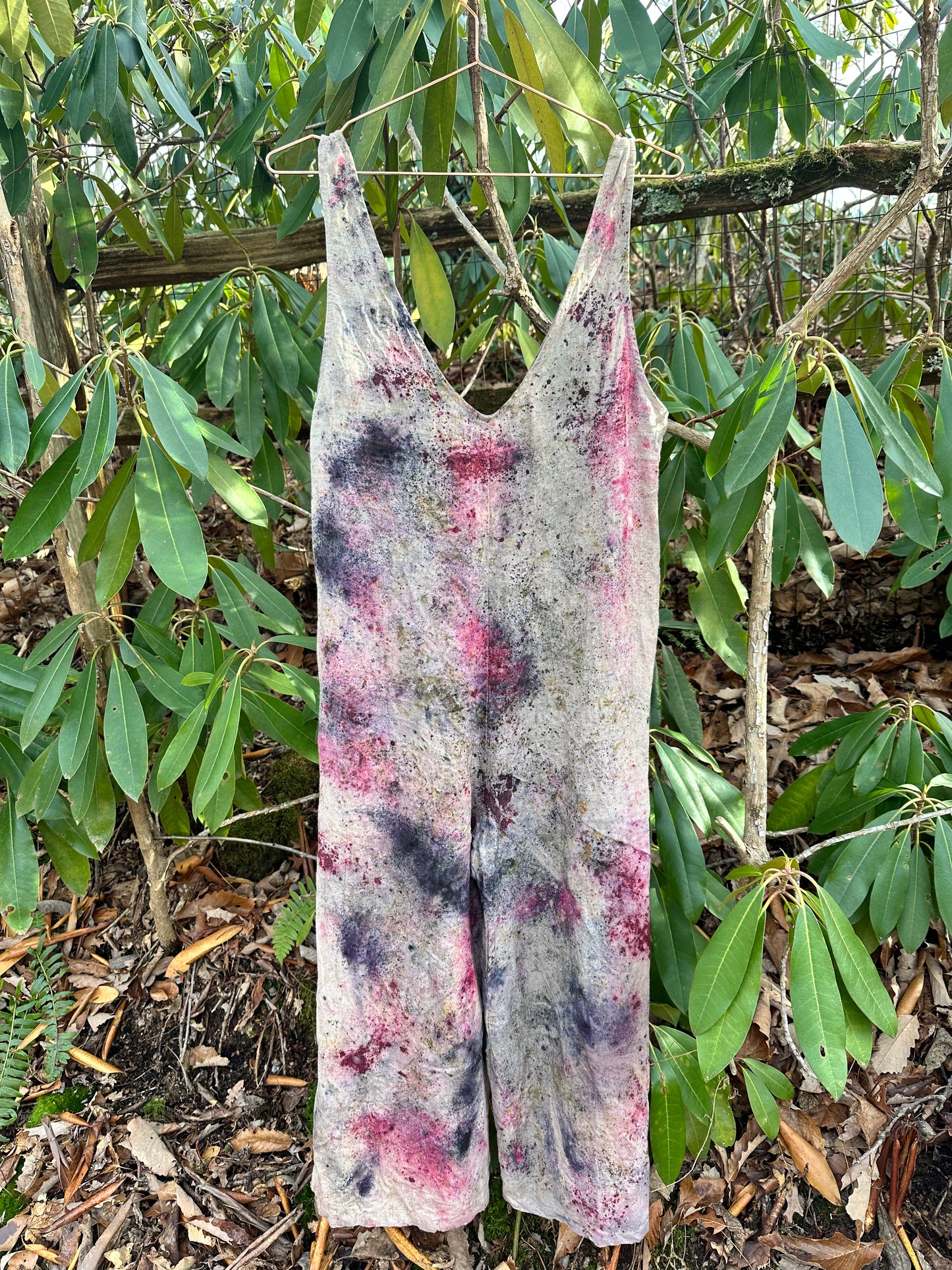 Linen jumpsuit- aster