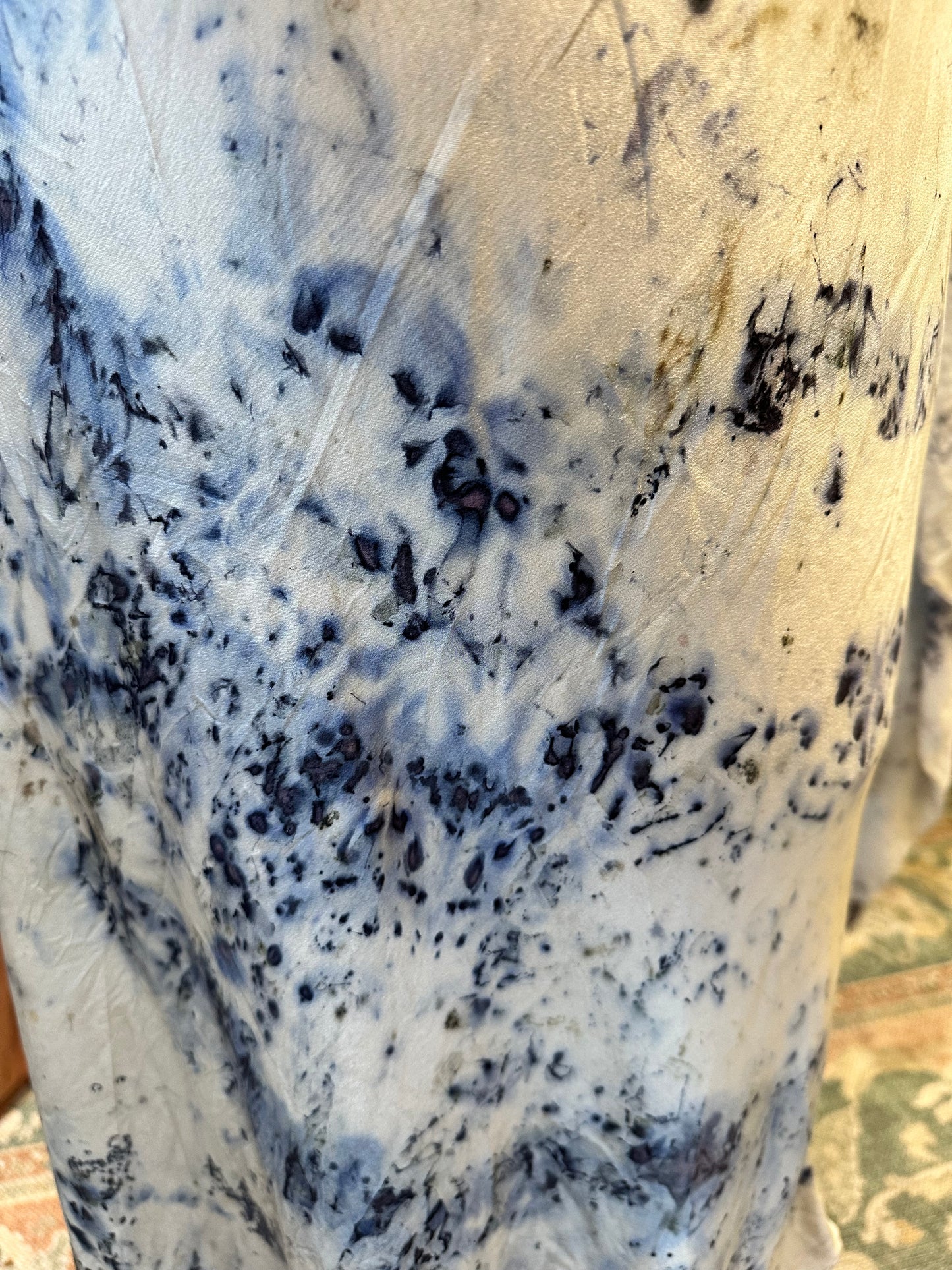 Silk skirt - rose magic