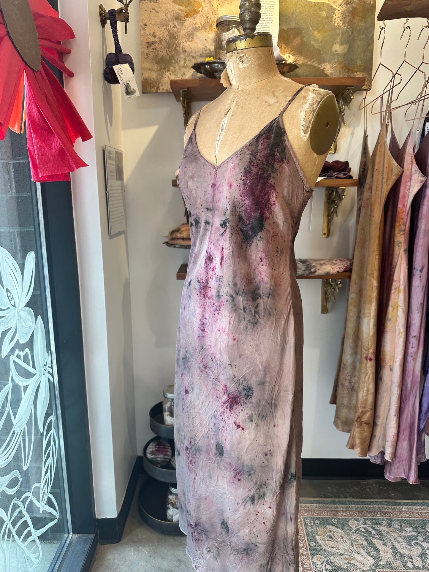 Silk slip dress - earth my body